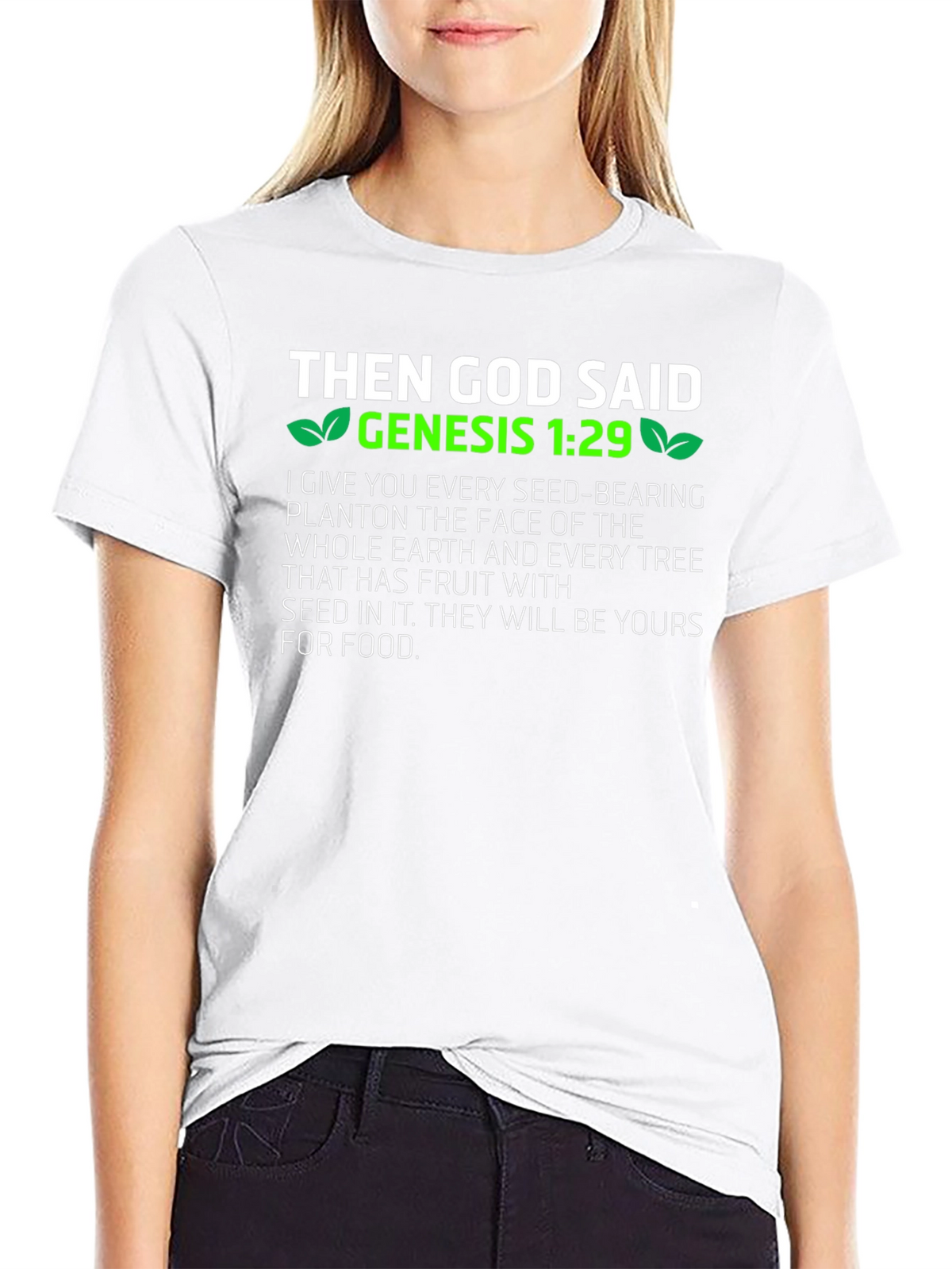 Genesis 1:29 Vegan T-Shirt - God Said!