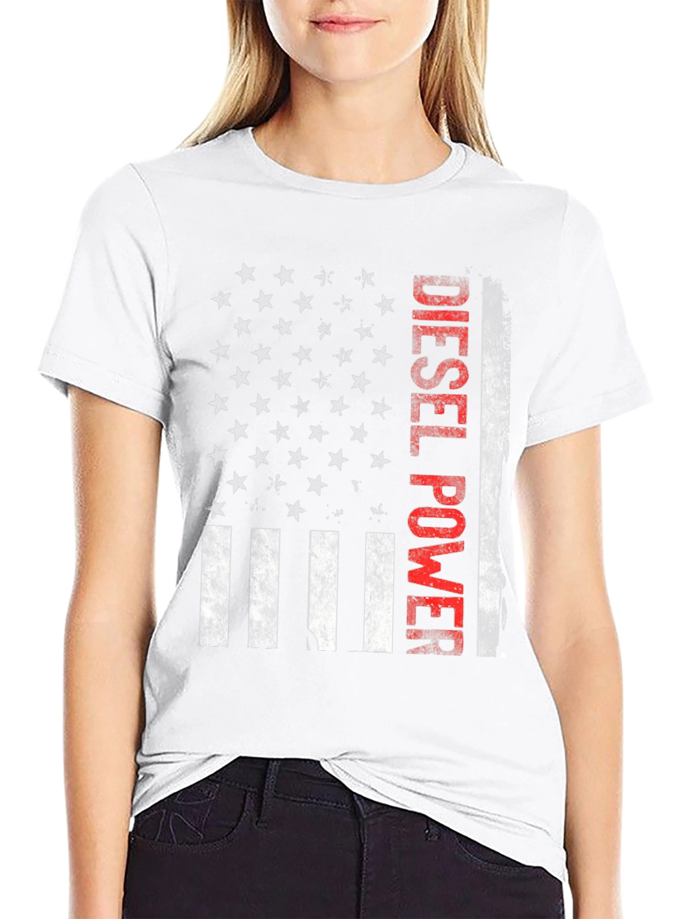Diesel Power American Flag T-Shirt