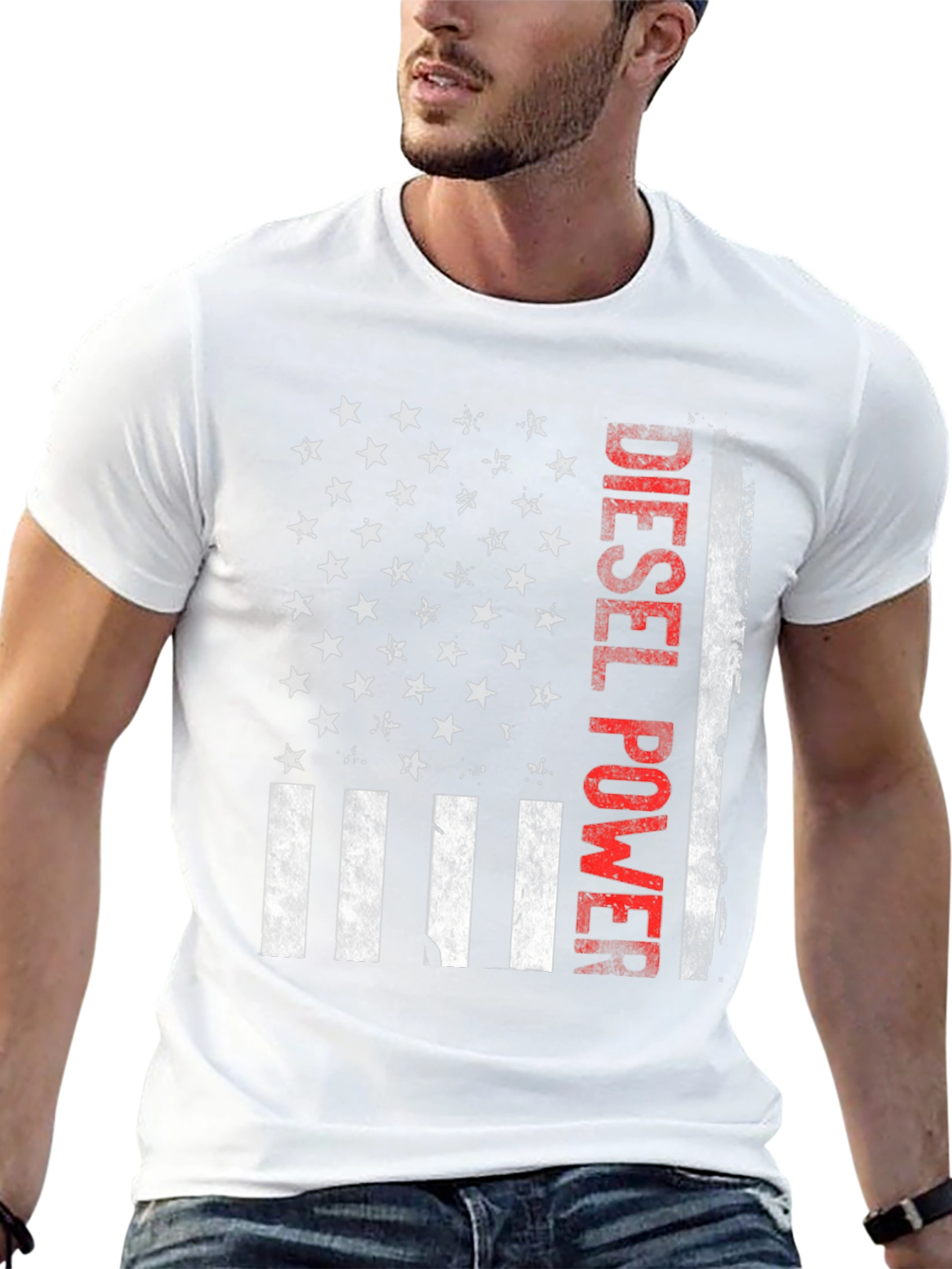Diesel Power American Flag T-Shirt