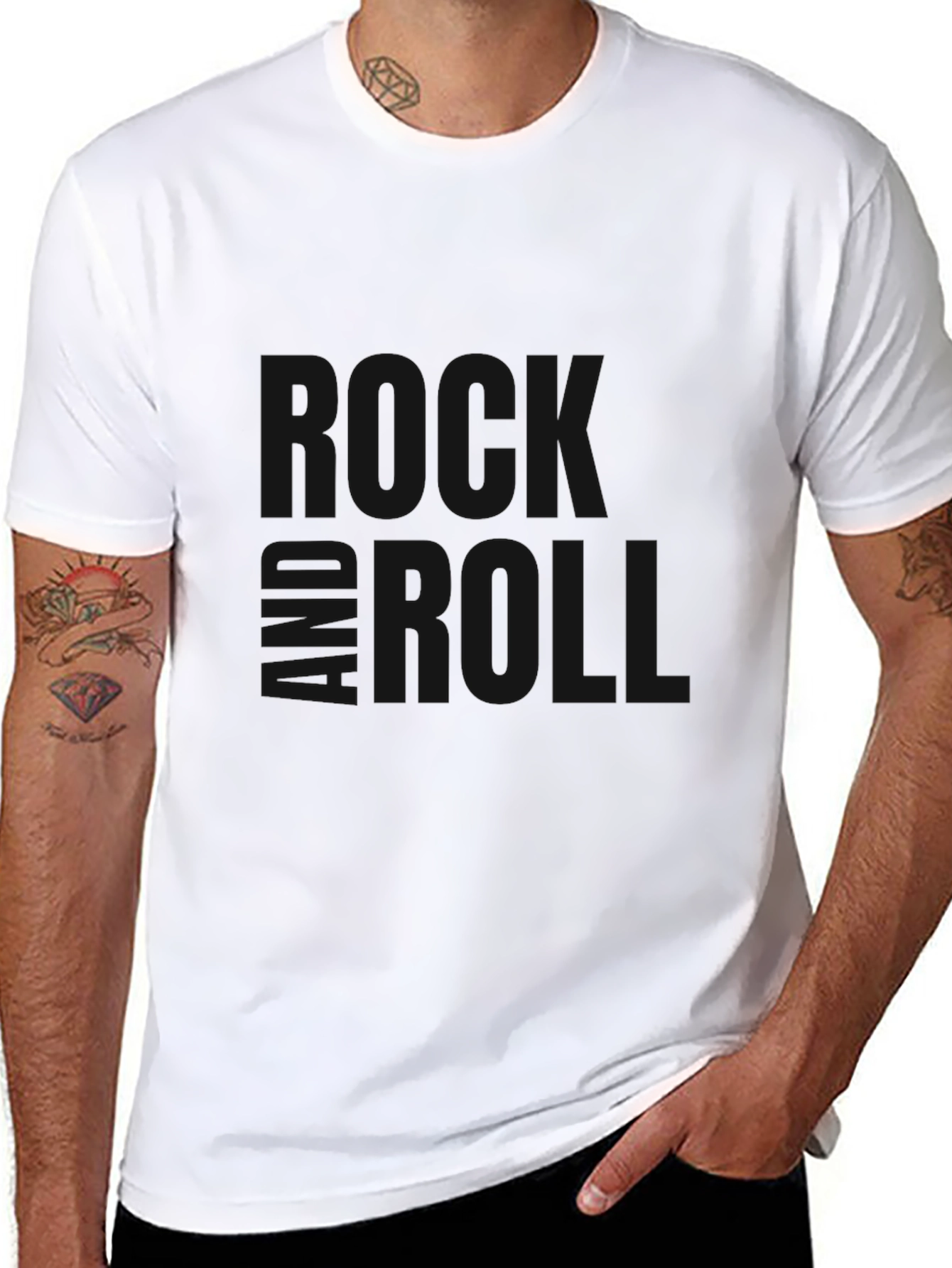 Classic Black Crew Neck T-Shirt - Casual Style