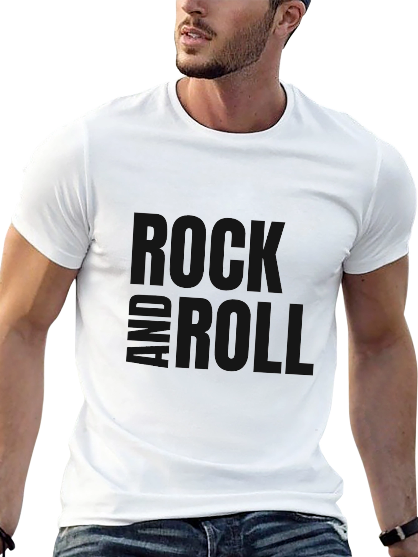 Classic Black Crew Neck T-Shirt - Casual Style