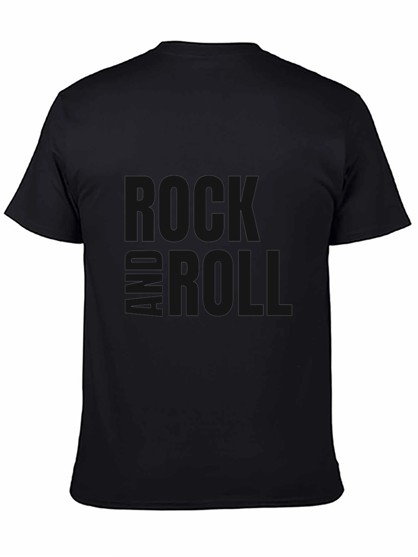 Classic Black Crew Neck T-Shirt - Casual Style