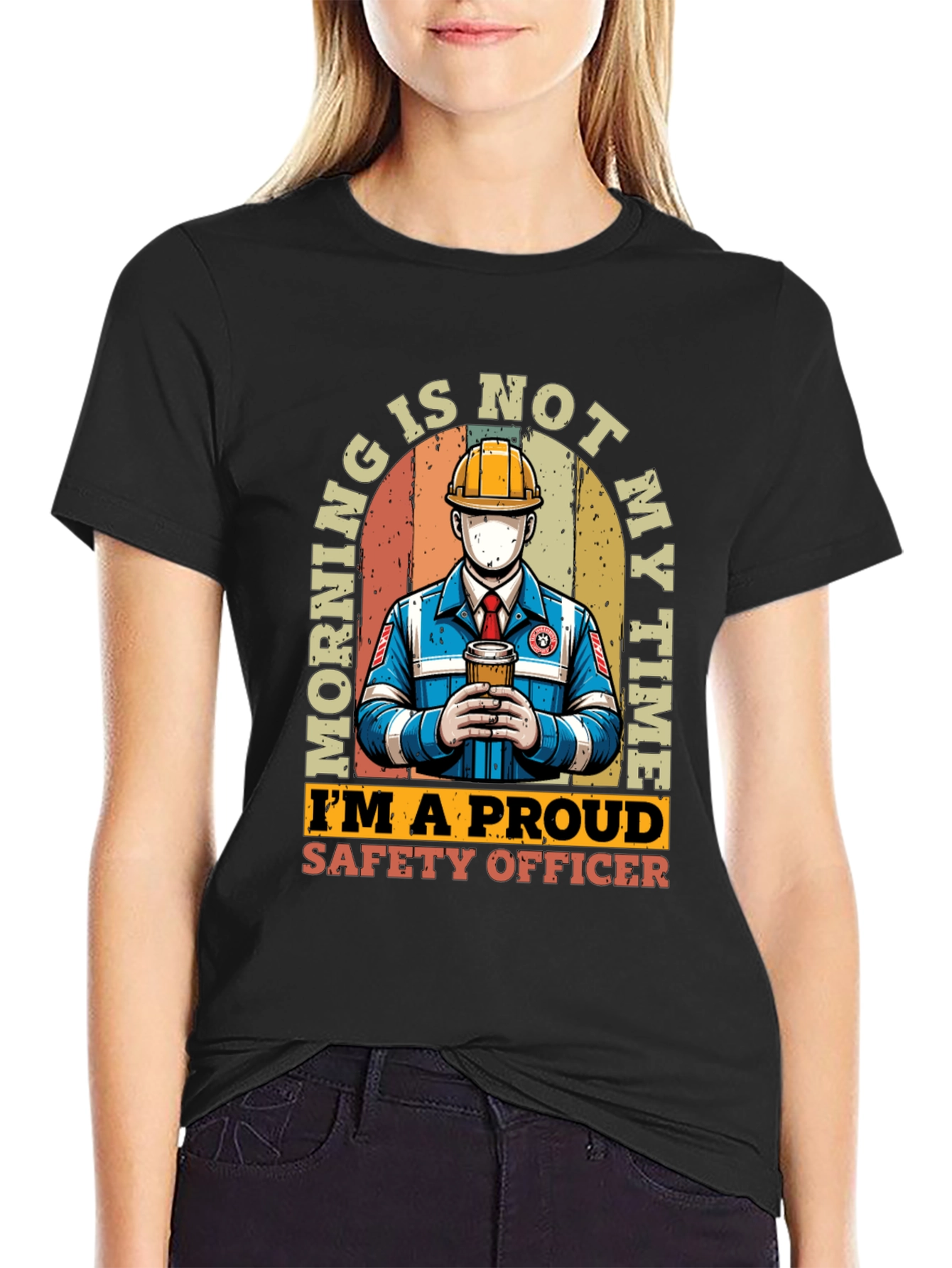 Safety Officer T-Shirt: Morning Is Not My Time