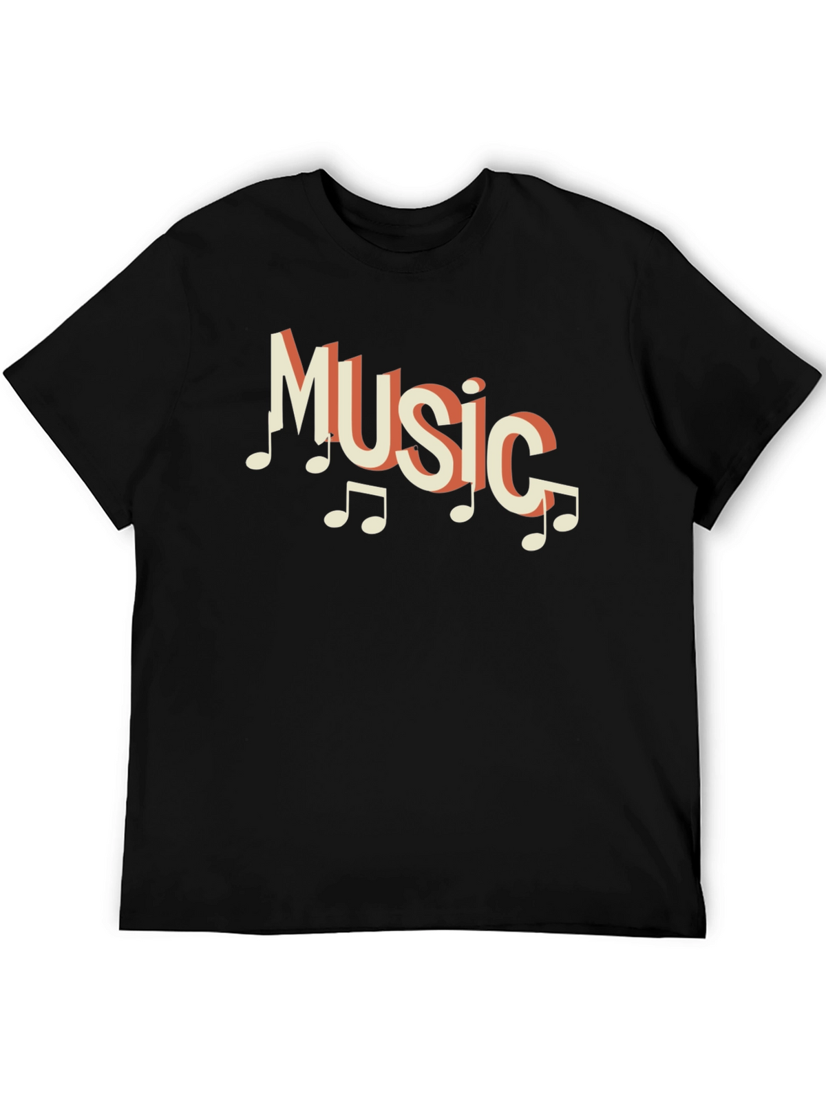 Music Notes Graphic T-Shirt