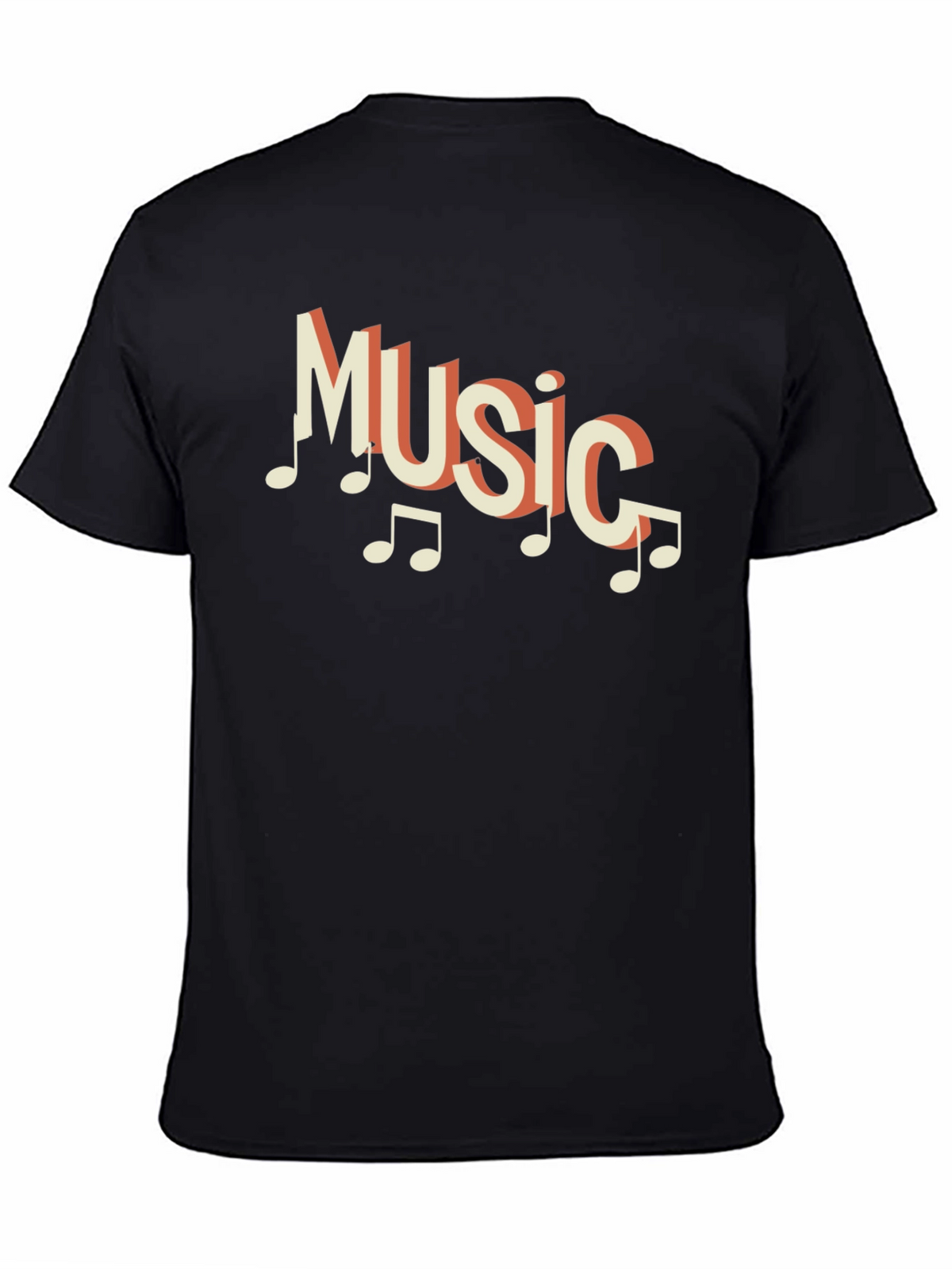 Music Notes Graphic T-Shirt