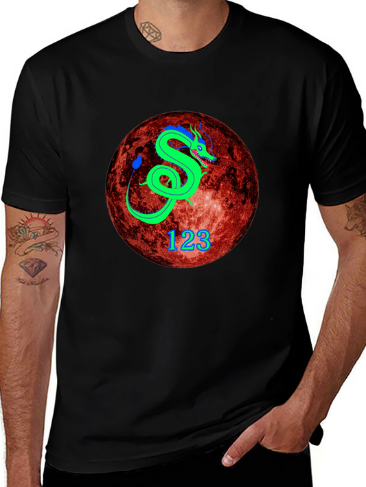 Dragon Graphic Tee - Unique Planet Design