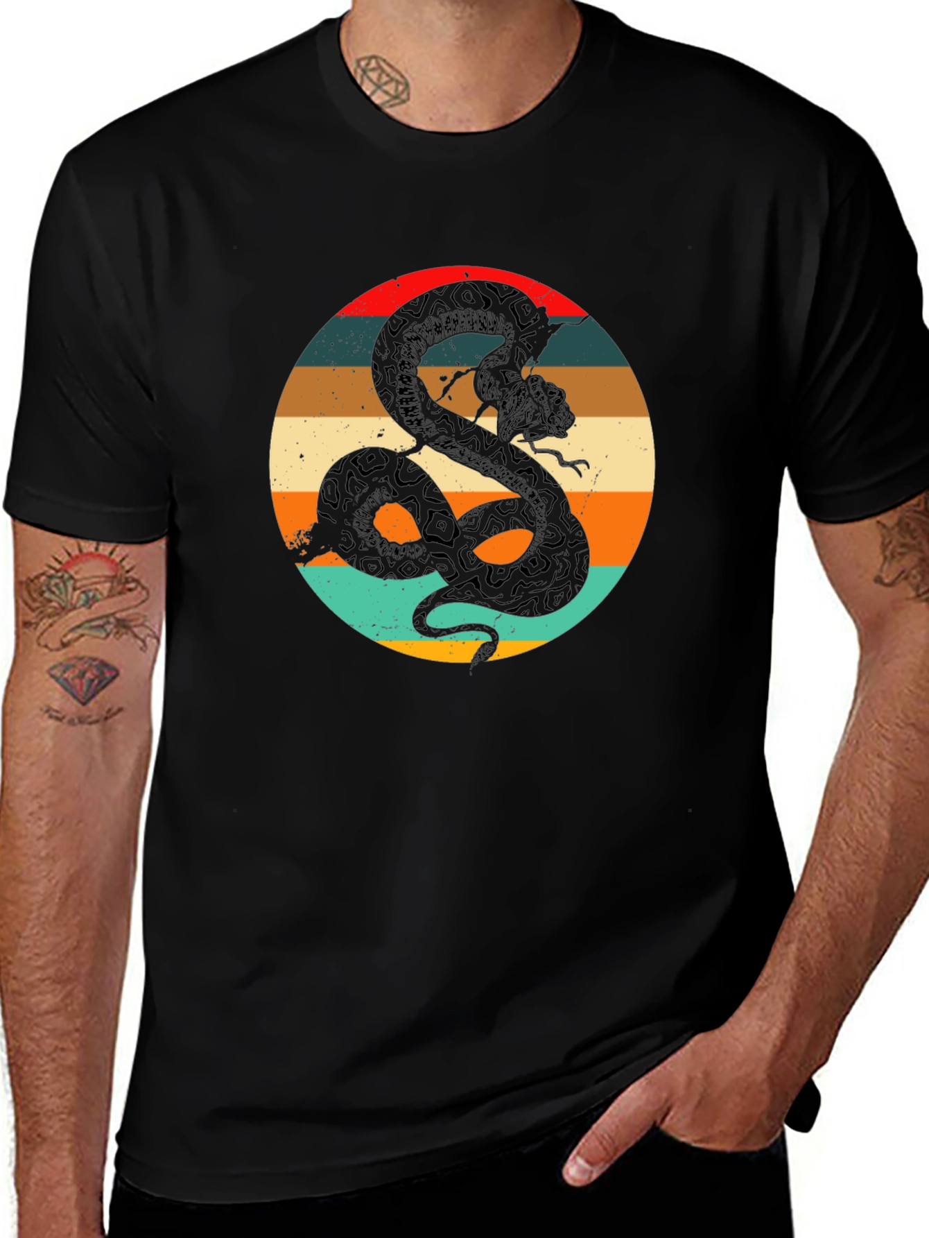Retro Snake Graphic Tee