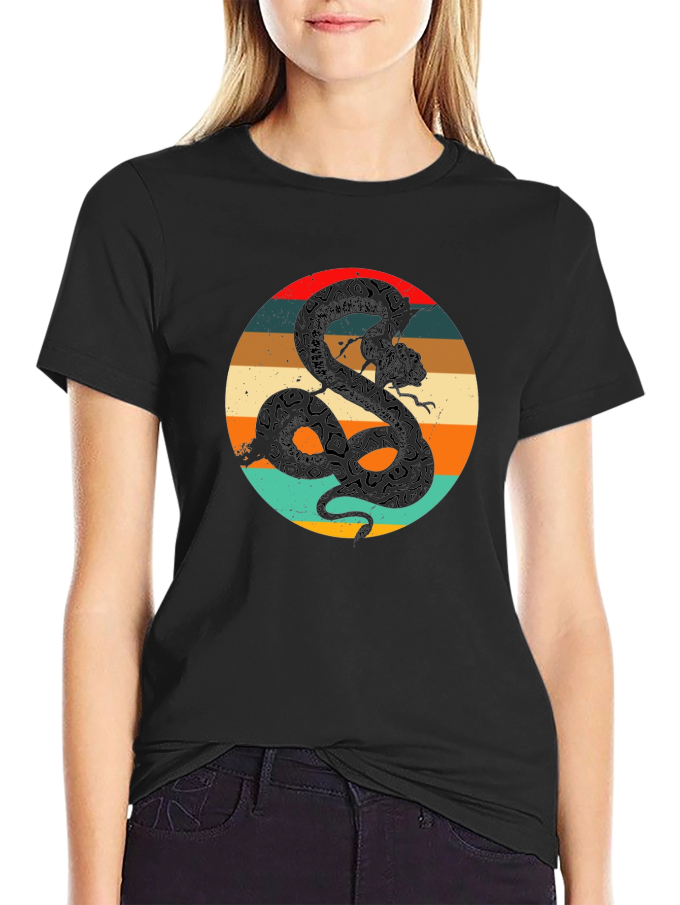 Retro Snake Graphic Tee