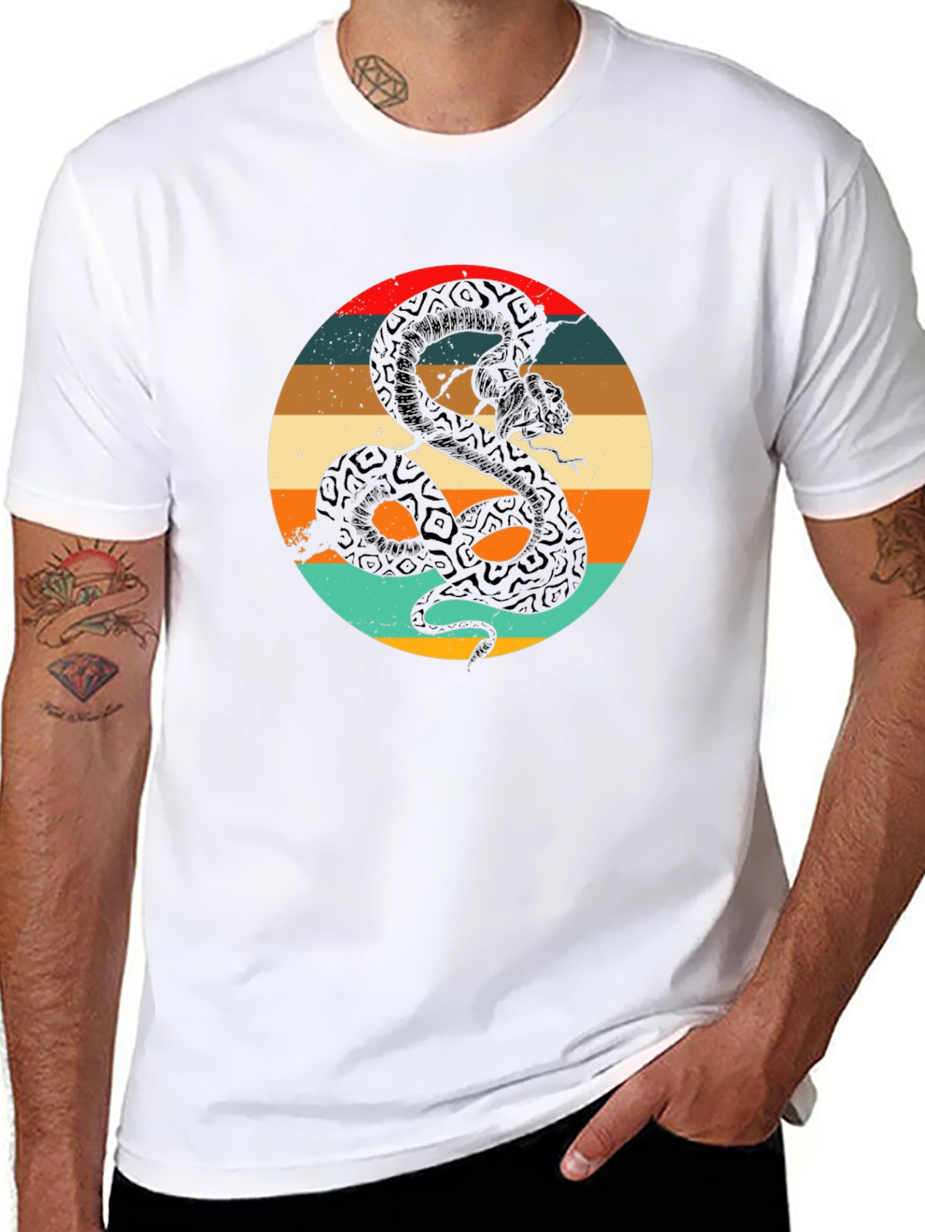 Retro Snake Graphic Tee