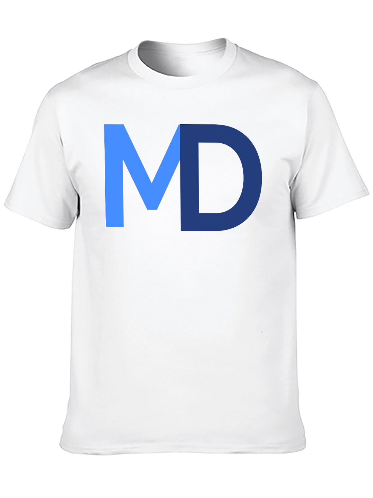 MD Initial Graphic Tee - Modern Style