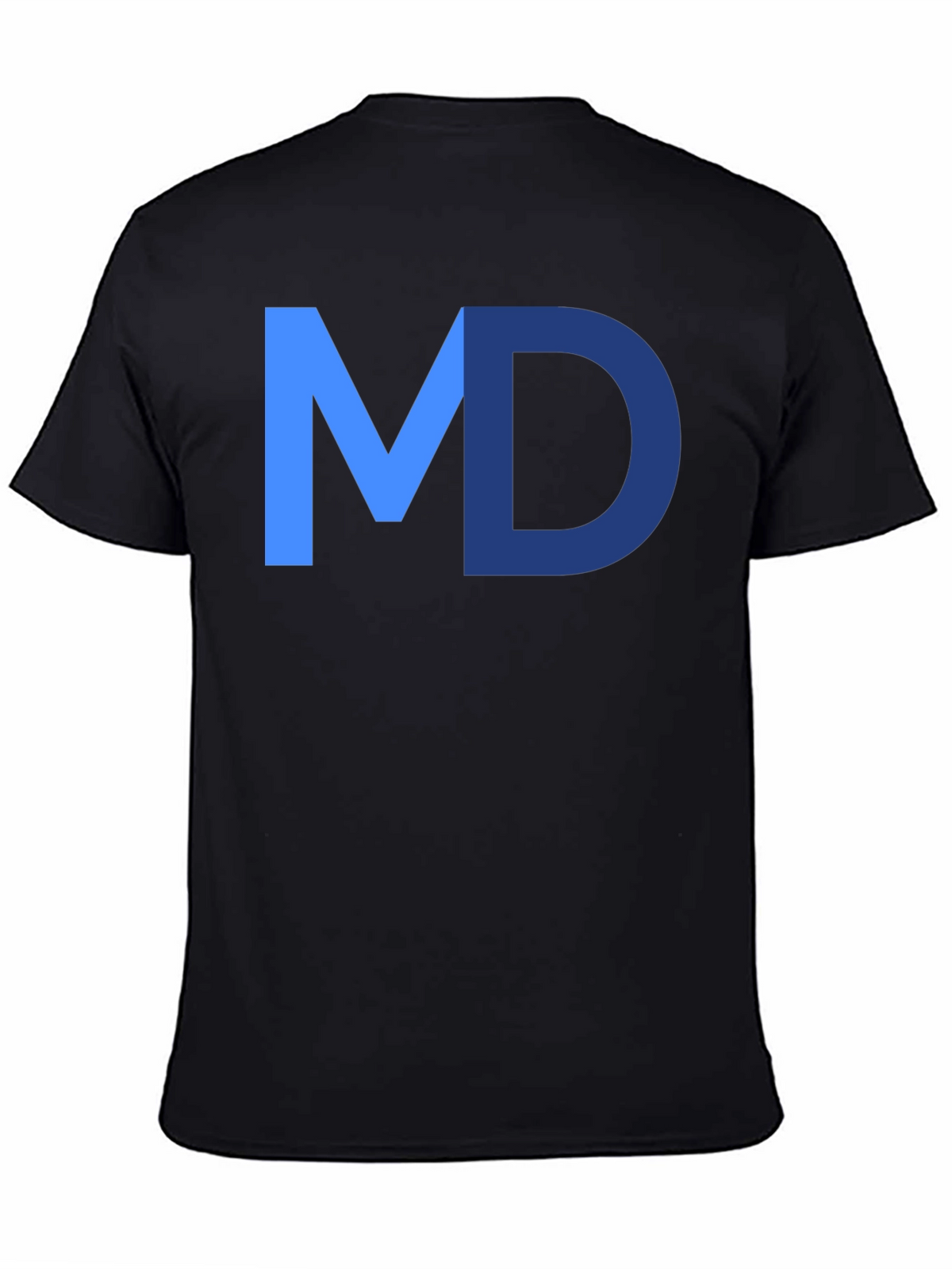 MD Initial Graphic Tee - Modern Style
