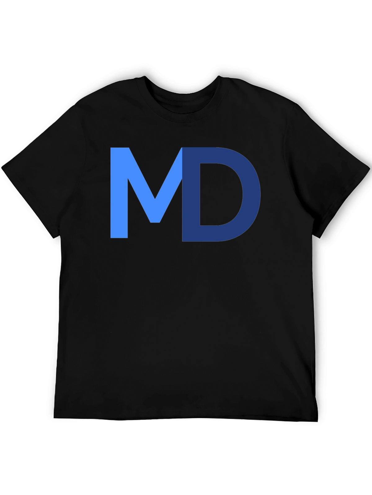 MD Initial Graphic Tee - Modern Style