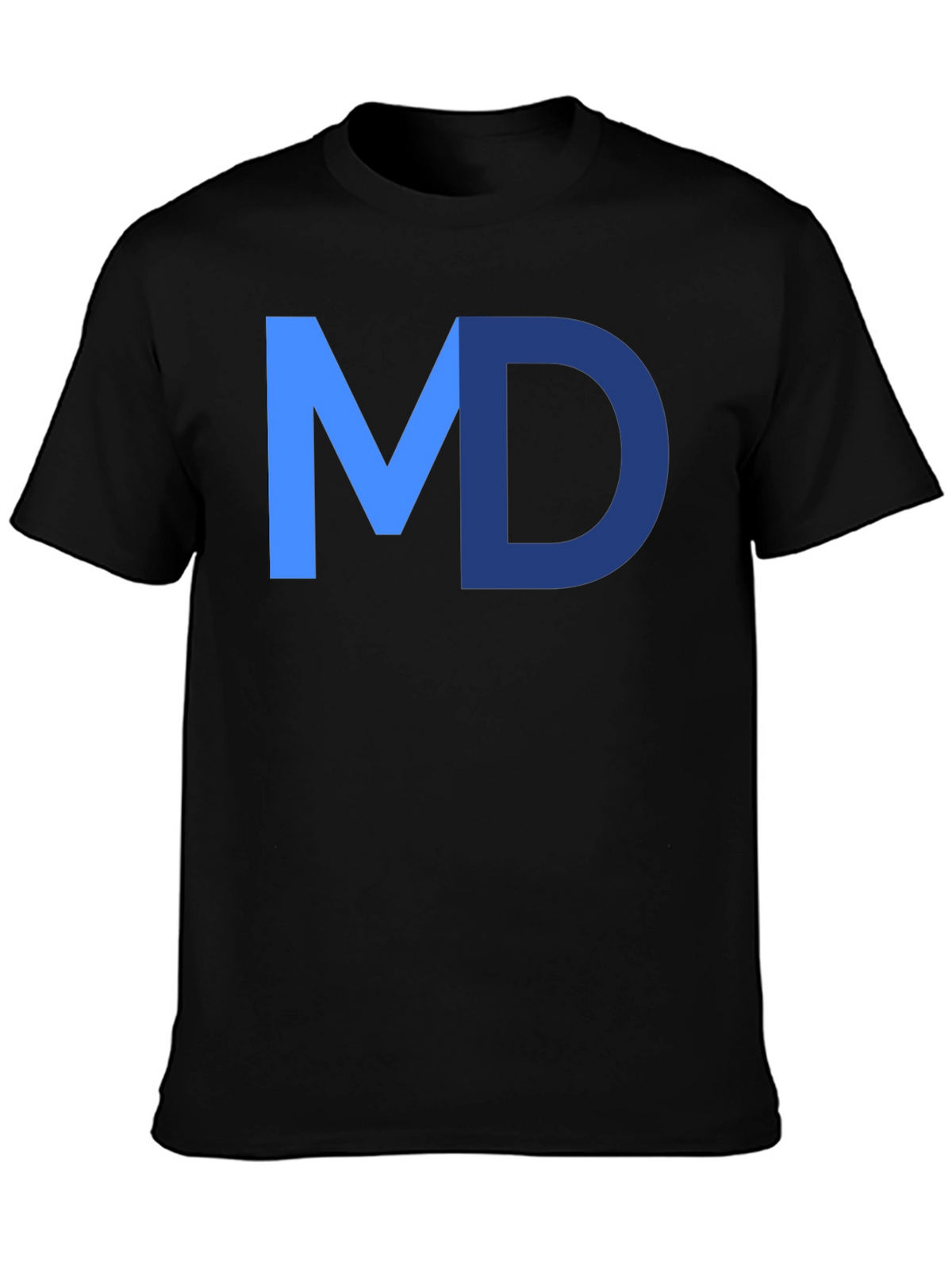 MD Initial Graphic Tee - Modern Style