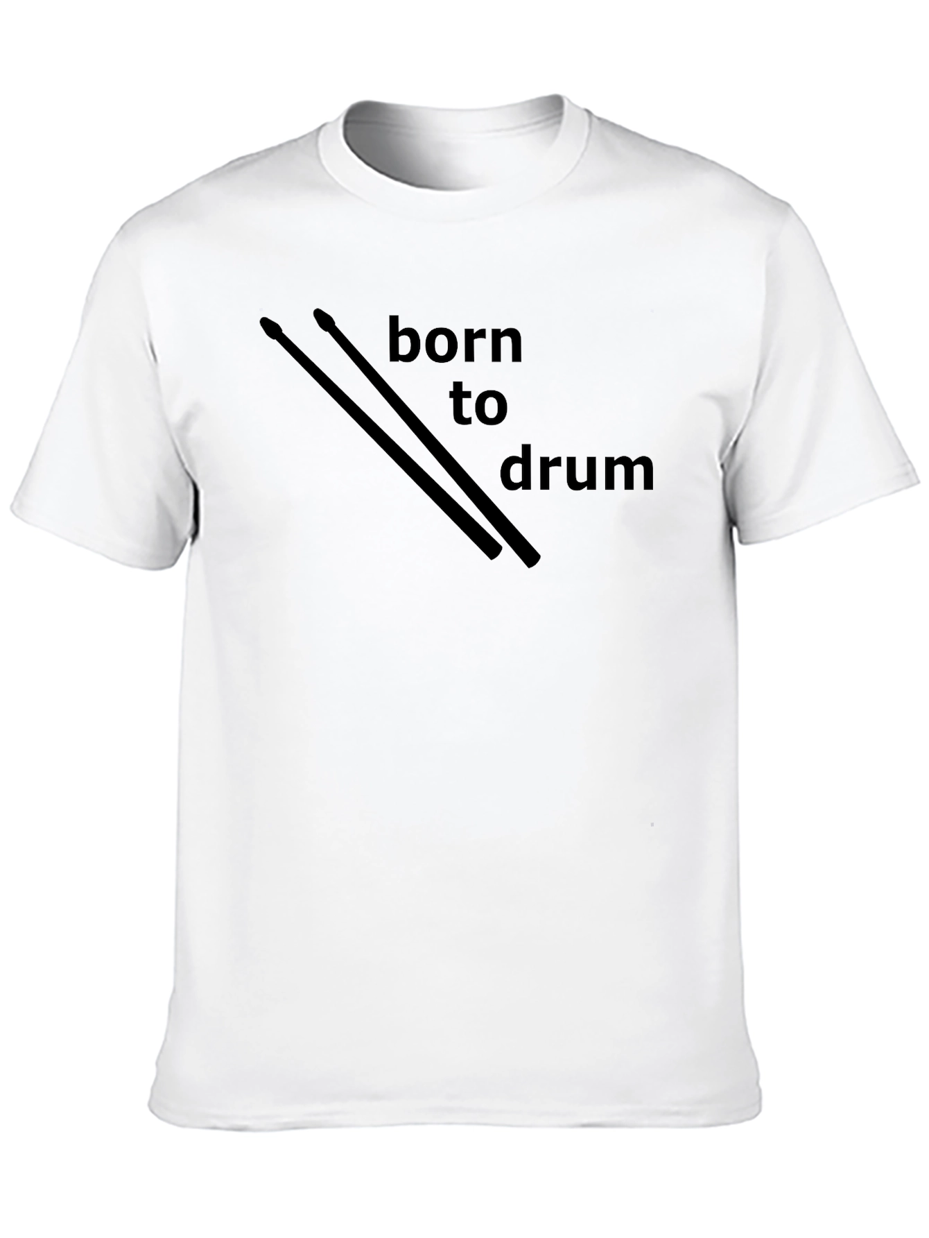 Born to Drum Black Graphic Tee
