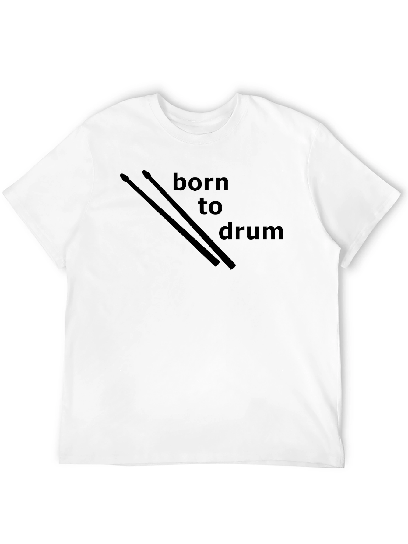 Born to Drum Black Graphic Tee