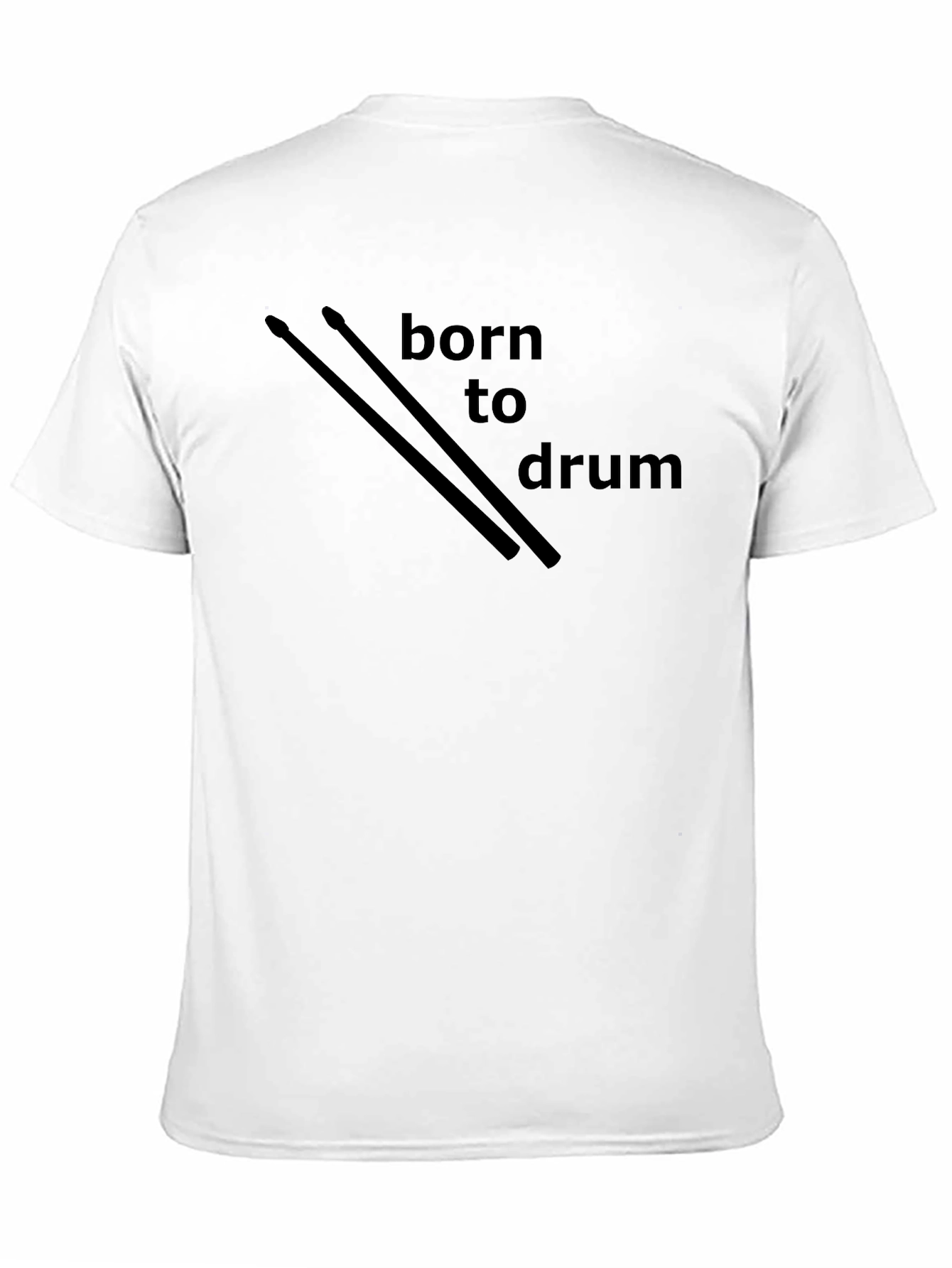 Born to Drum Black Graphic Tee