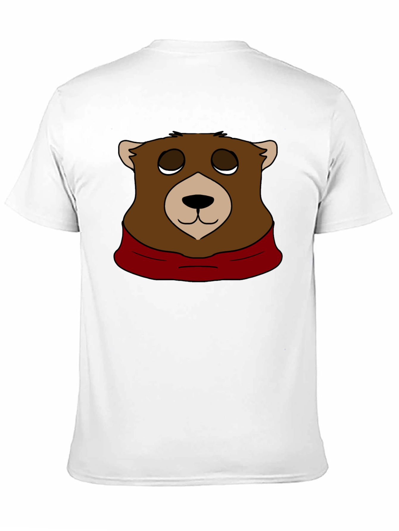 Bear Graphic T-Shirt - Black Casual Tee