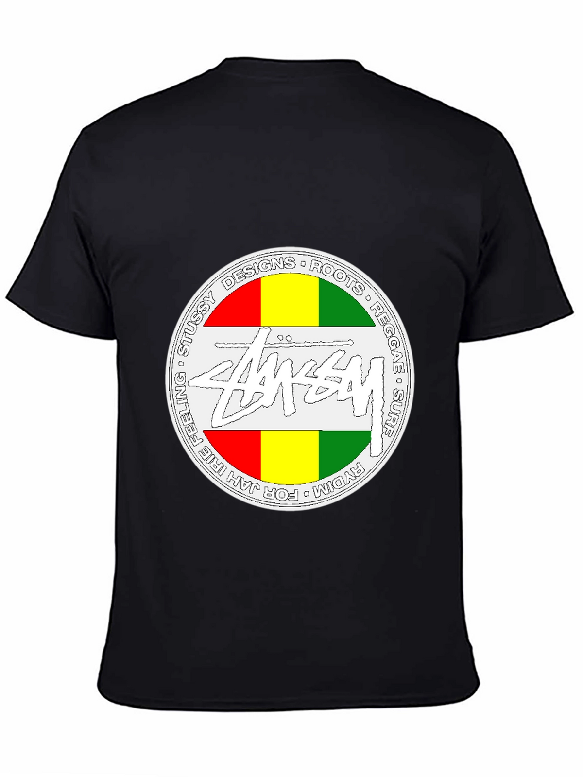Stussy Rasta Tee - Jah Irie Feeling Reggae Surf