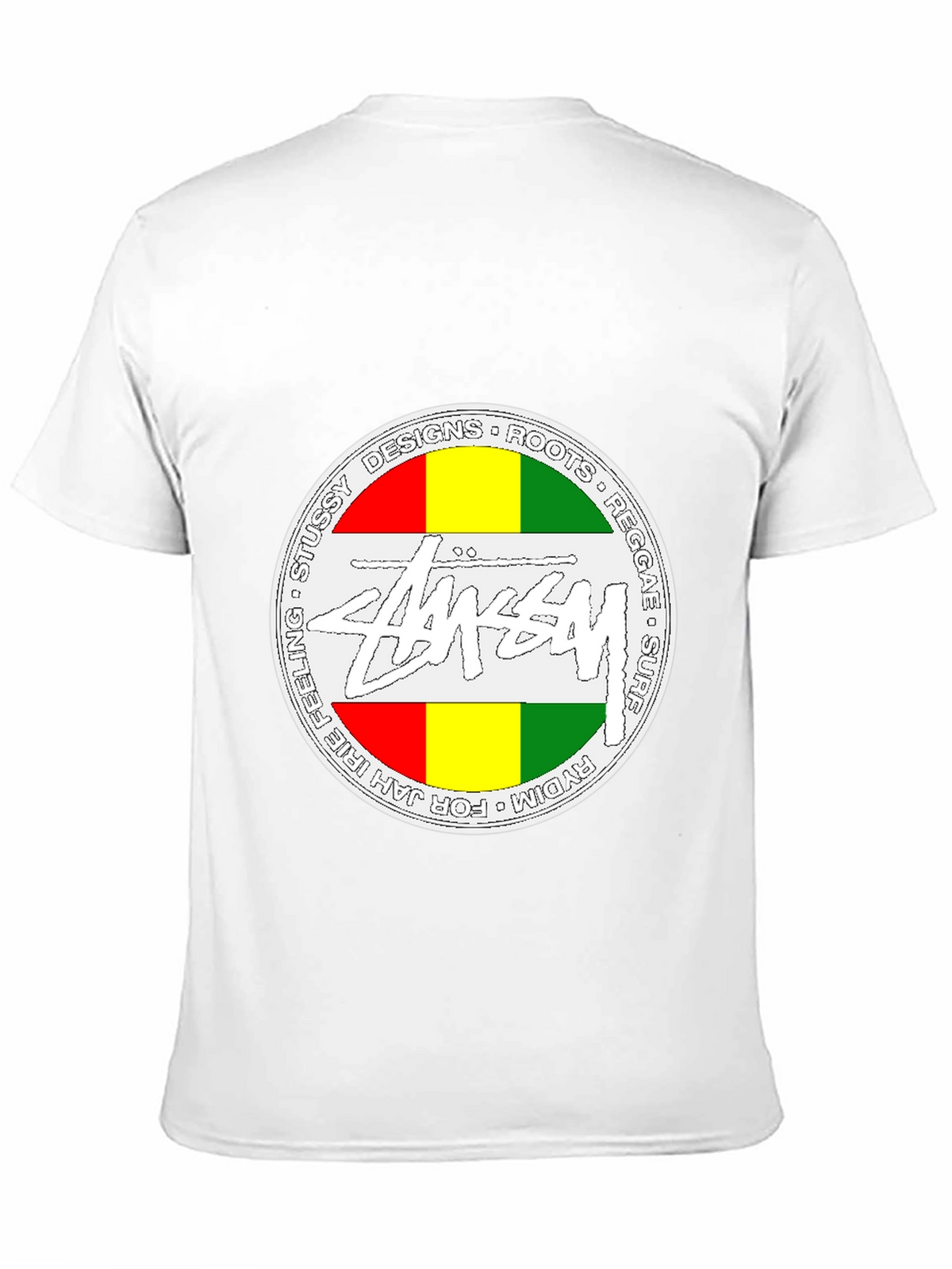 Stussy Rasta Tee - Jah Irie Feeling Reggae Surf