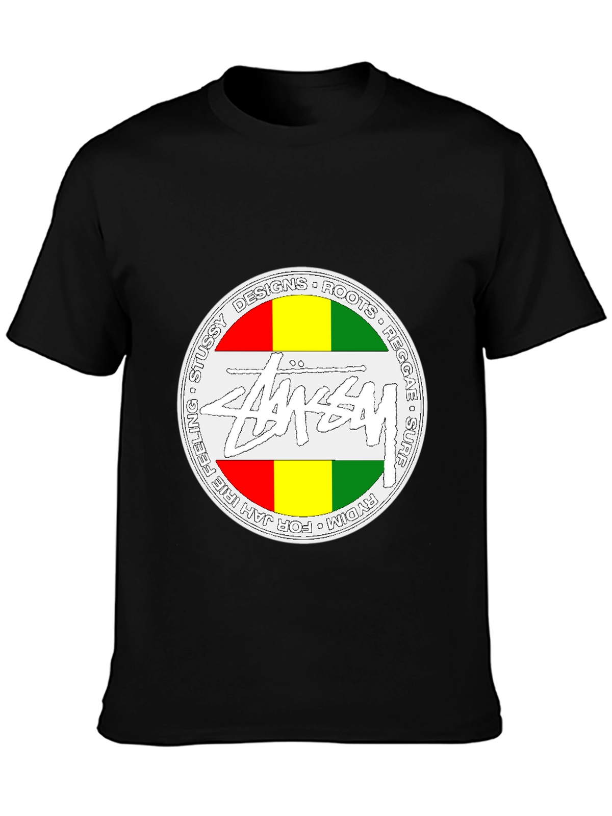 Stussy Rasta Tee - Jah Irie Feeling Reggae Surf