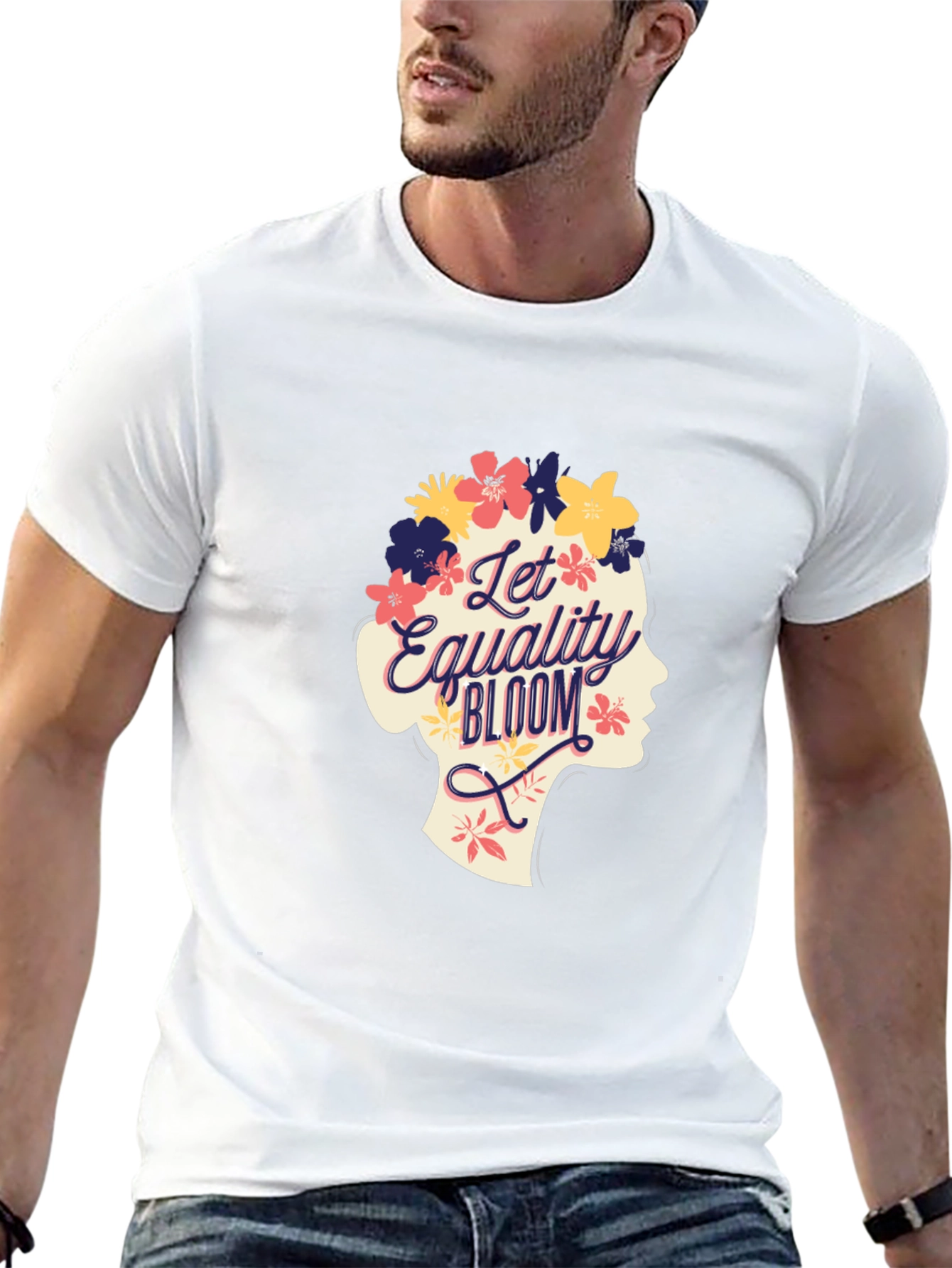 Equality Bloom T-Shirt - Floral Design