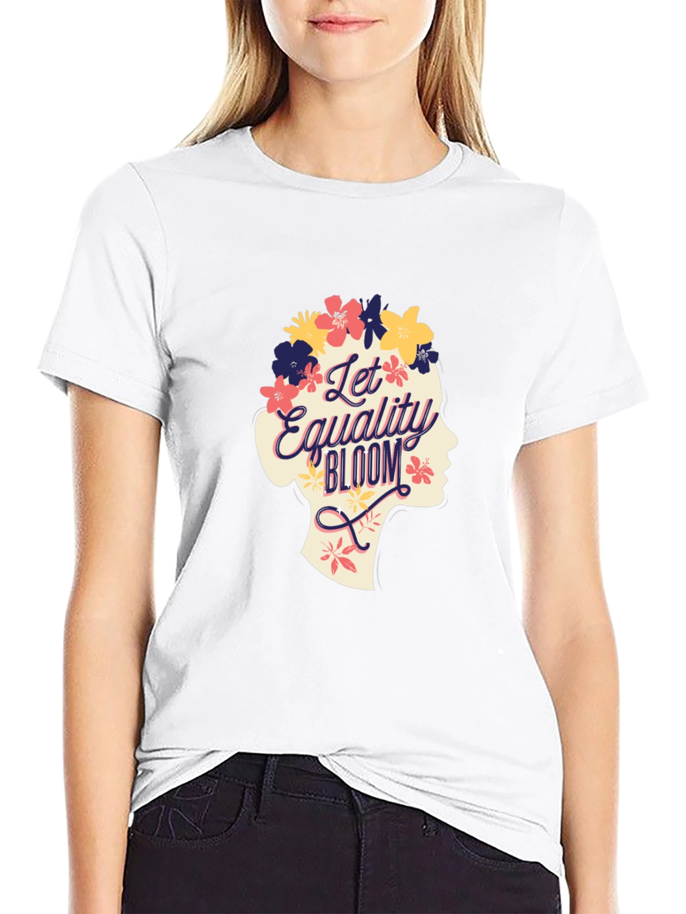 Equality Bloom T-Shirt - Floral Design