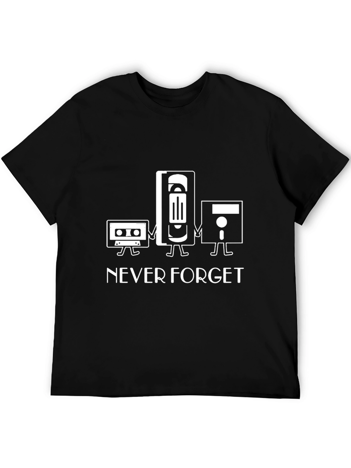 Never Forget Retro Tech Graphic Tee