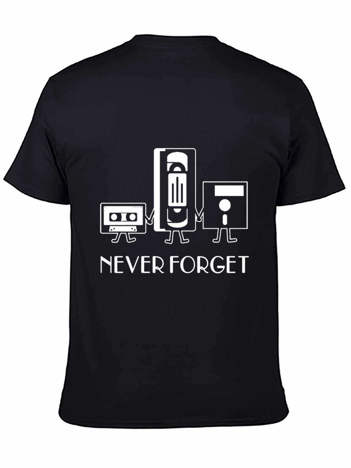 Never Forget Retro Tech Graphic Tee