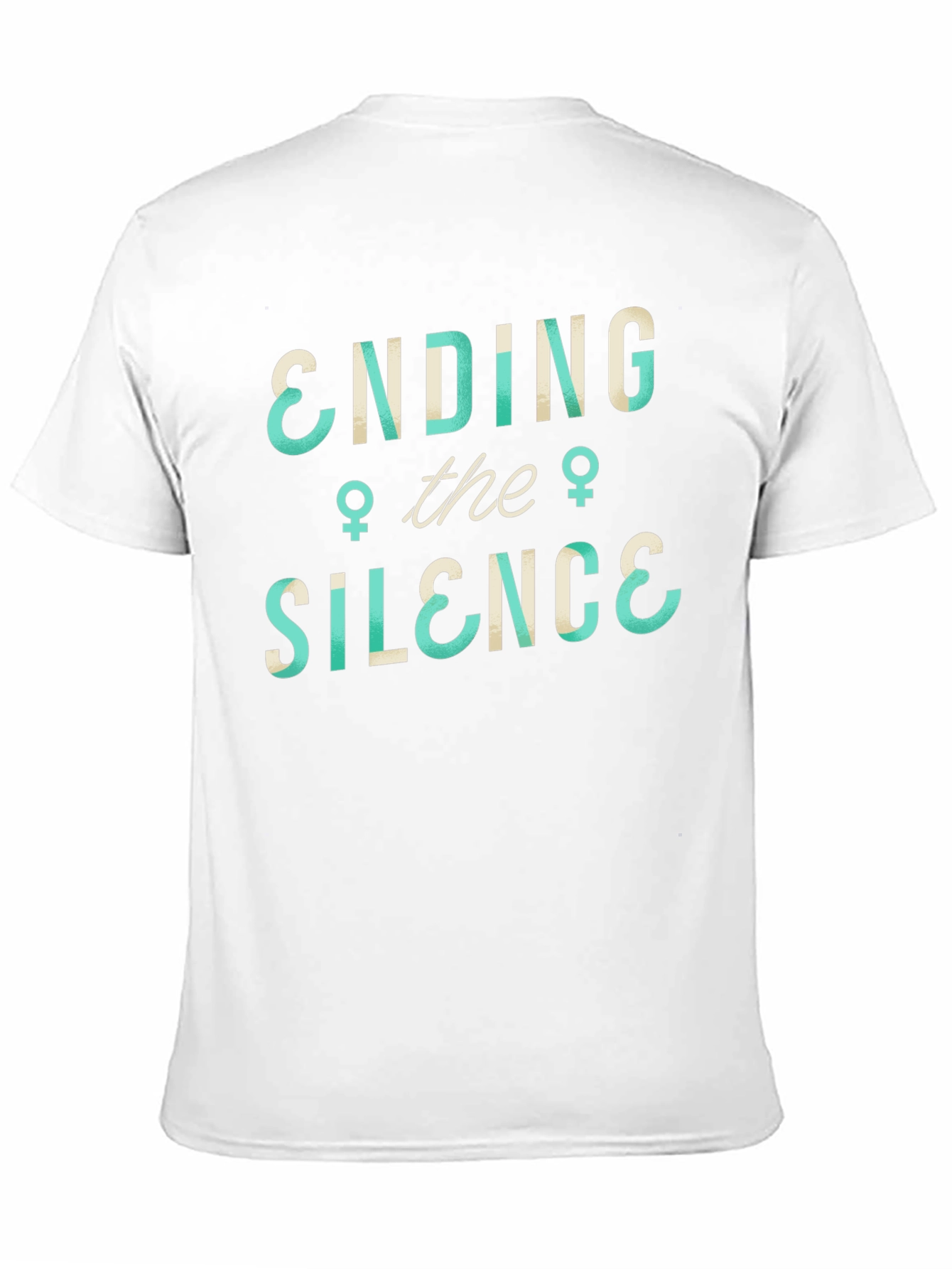 Ending the Silence Graphic Tee - Black Cotton