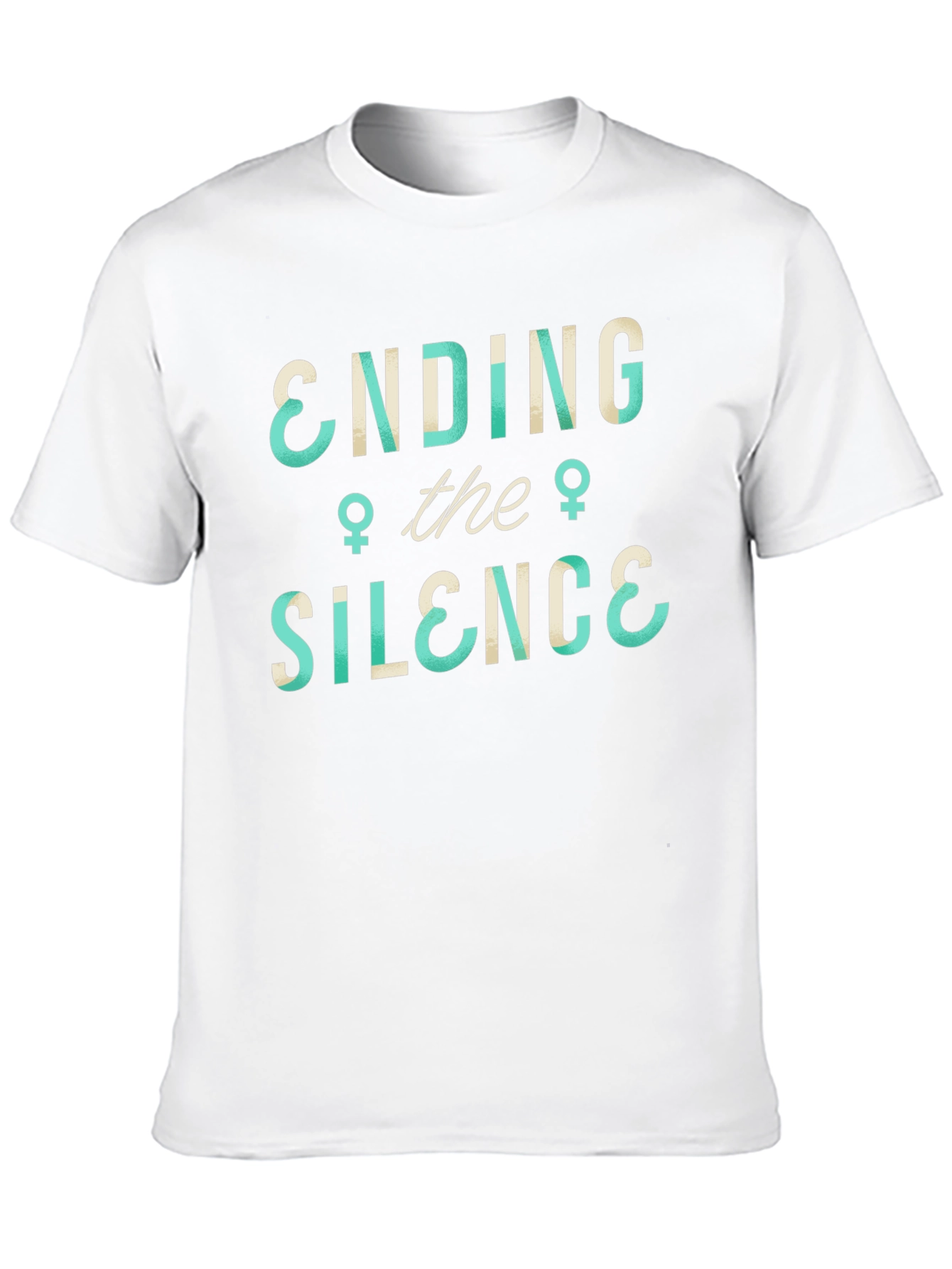Ending the Silence Graphic Tee - Black Cotton
