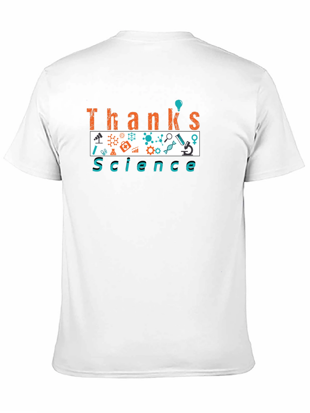 Thanks Science T-Shirt - Black Graphic Tee