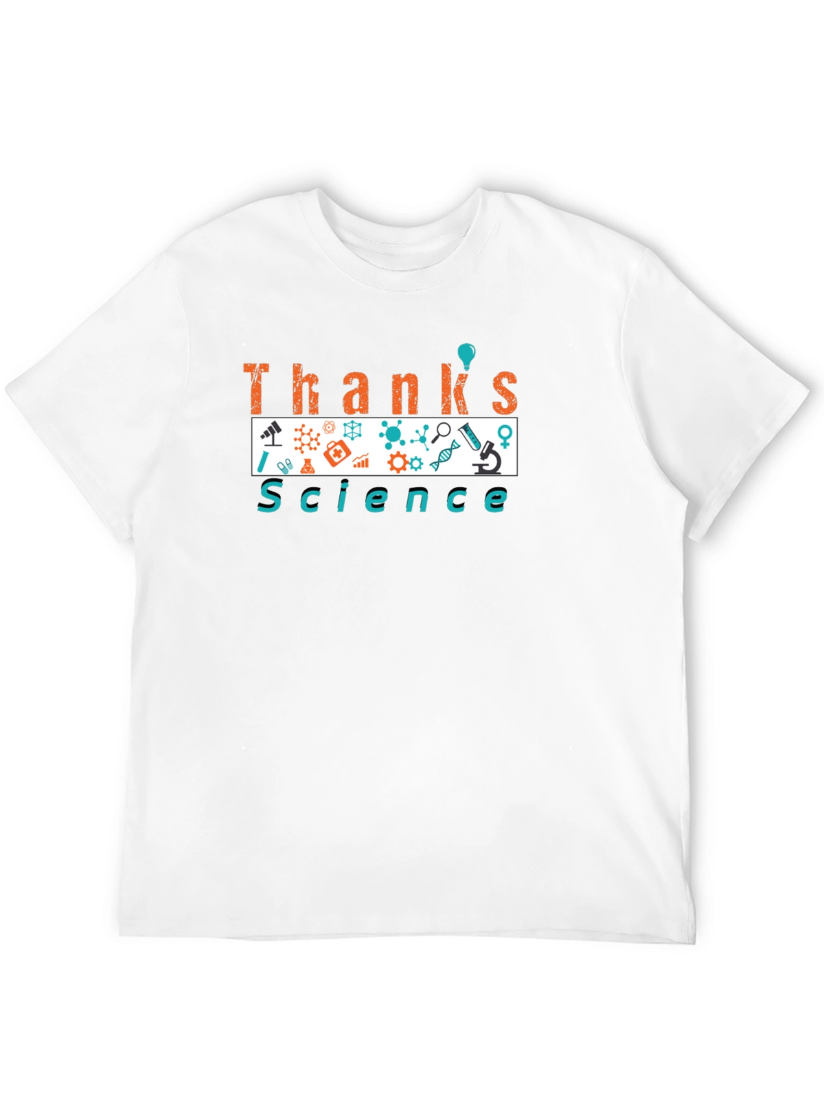 Thanks Science T-Shirt - Black Graphic Tee