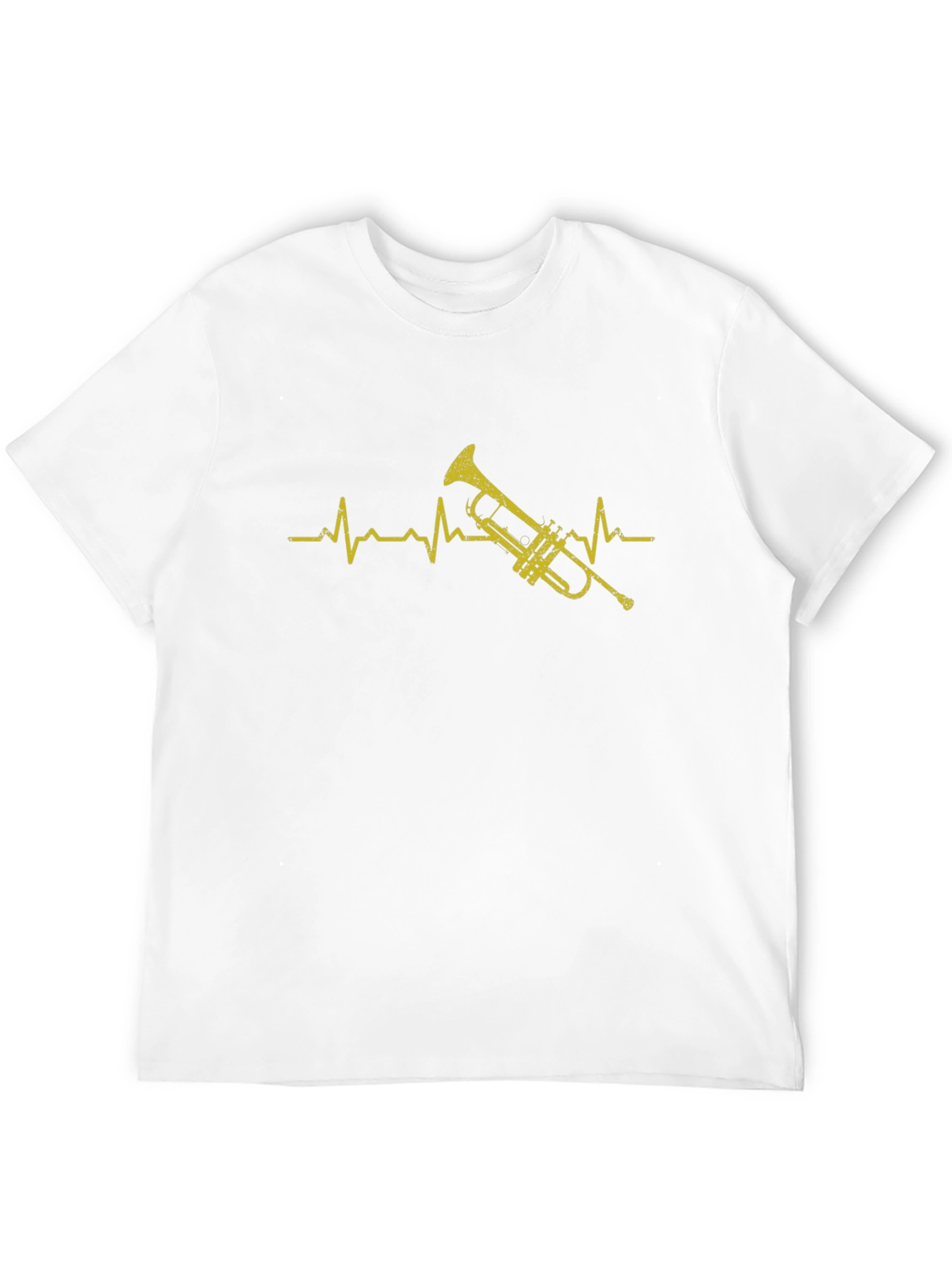 Trumpet Heartbeat Black T-Shirt