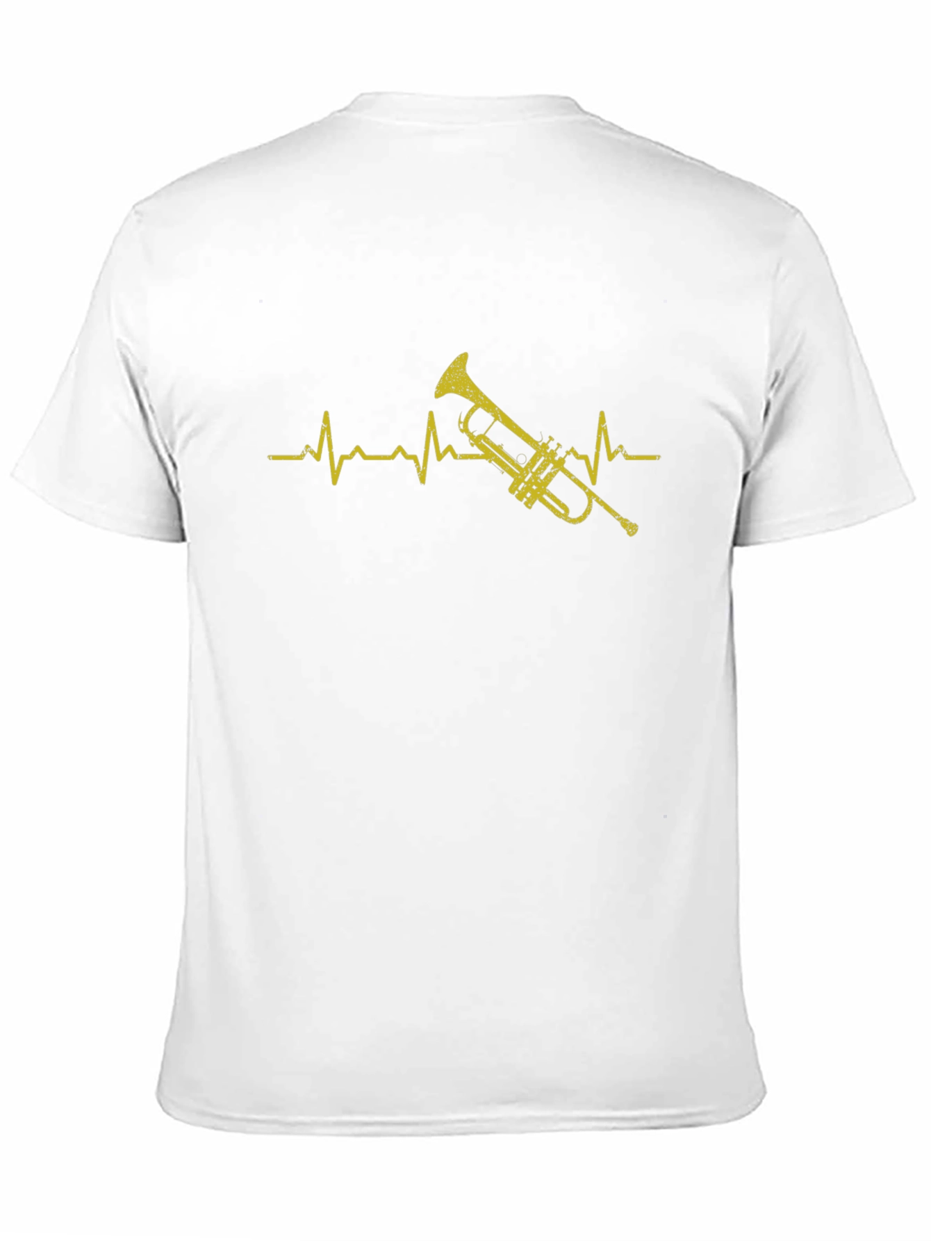 Trumpet Heartbeat Black T-Shirt