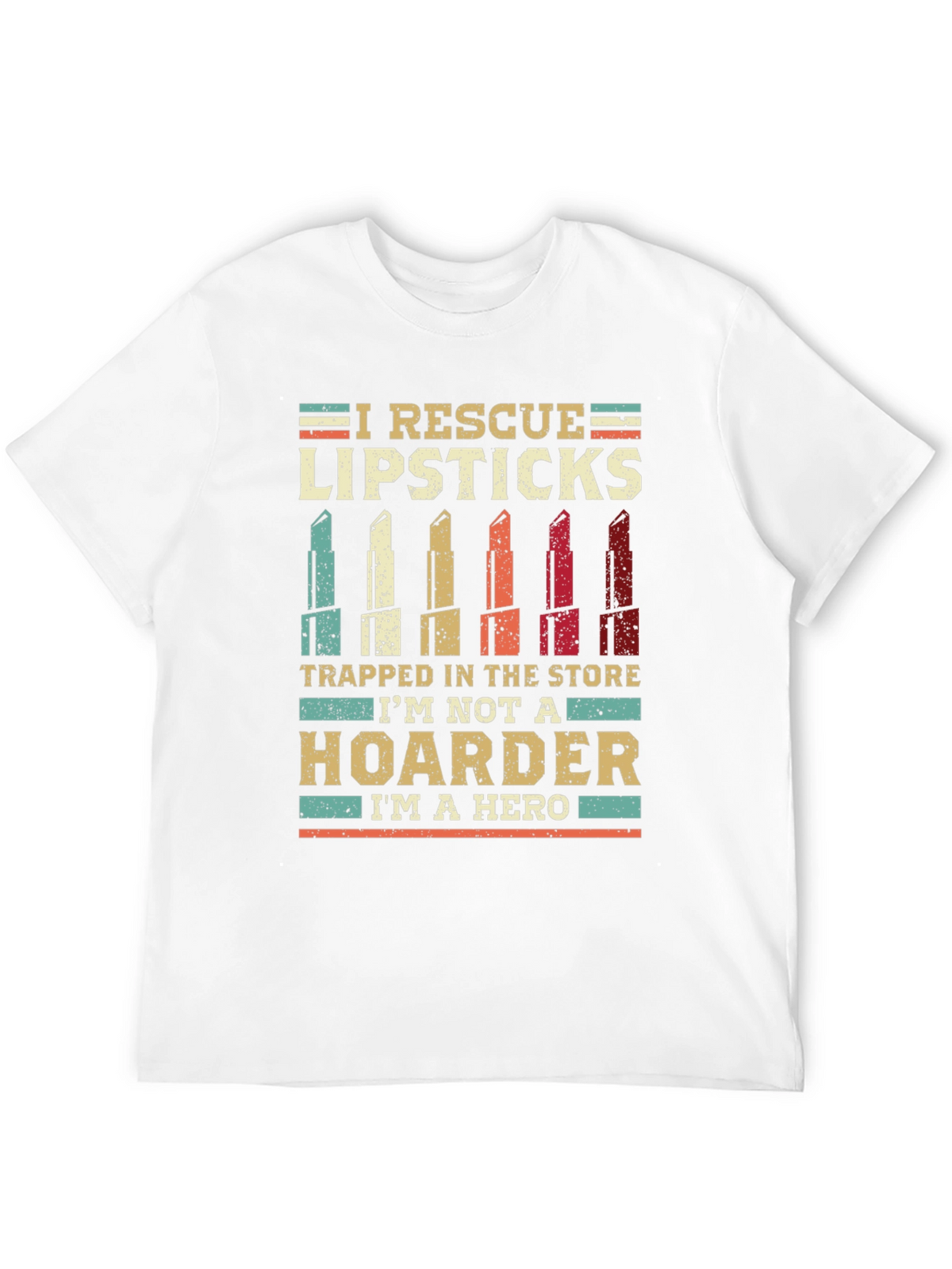 Lipstick Rescue T-Shirt - Hero Hoarder Tee