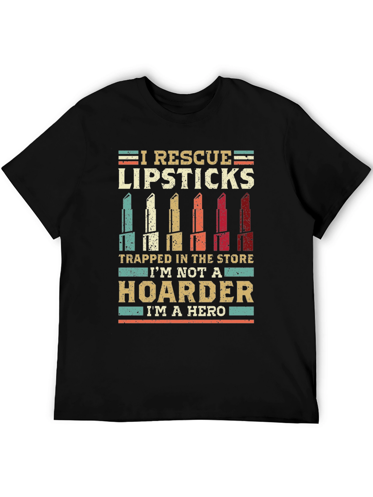 Lipstick Rescue T-Shirt - Hero Hoarder Tee