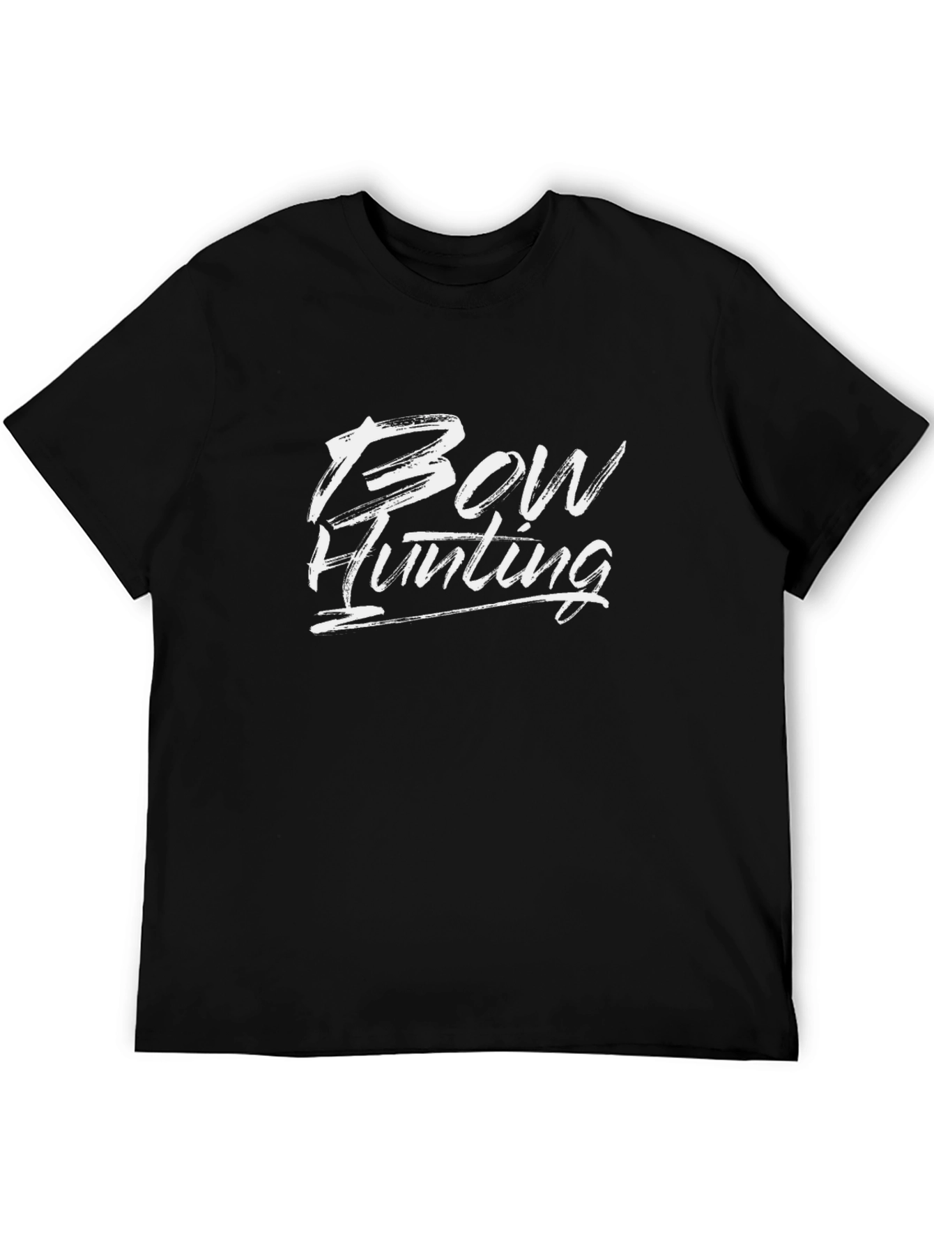 Bow Hunting Graphic T-Shirt - Black