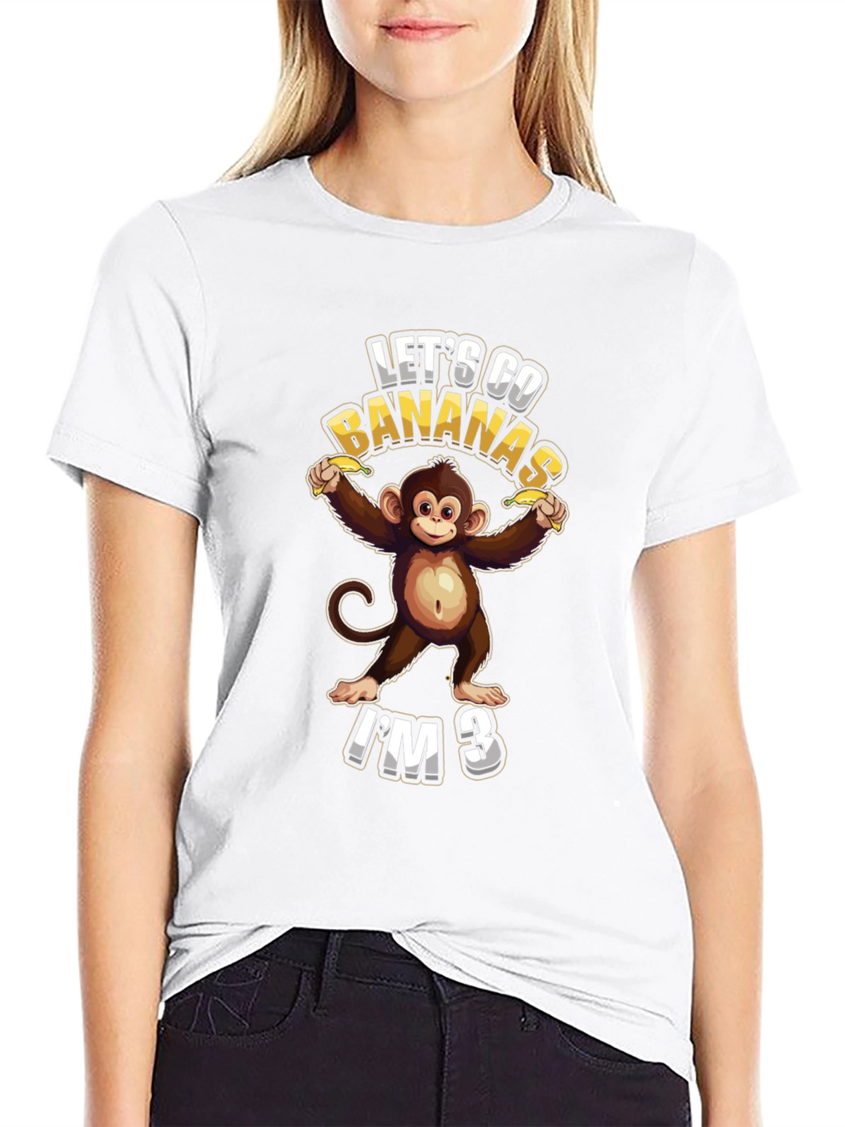 Lets Go Bananas Im 3 T-Shirt