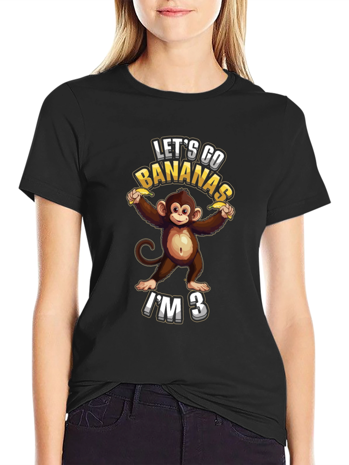 Lets Go Bananas Im 3 T-Shirt