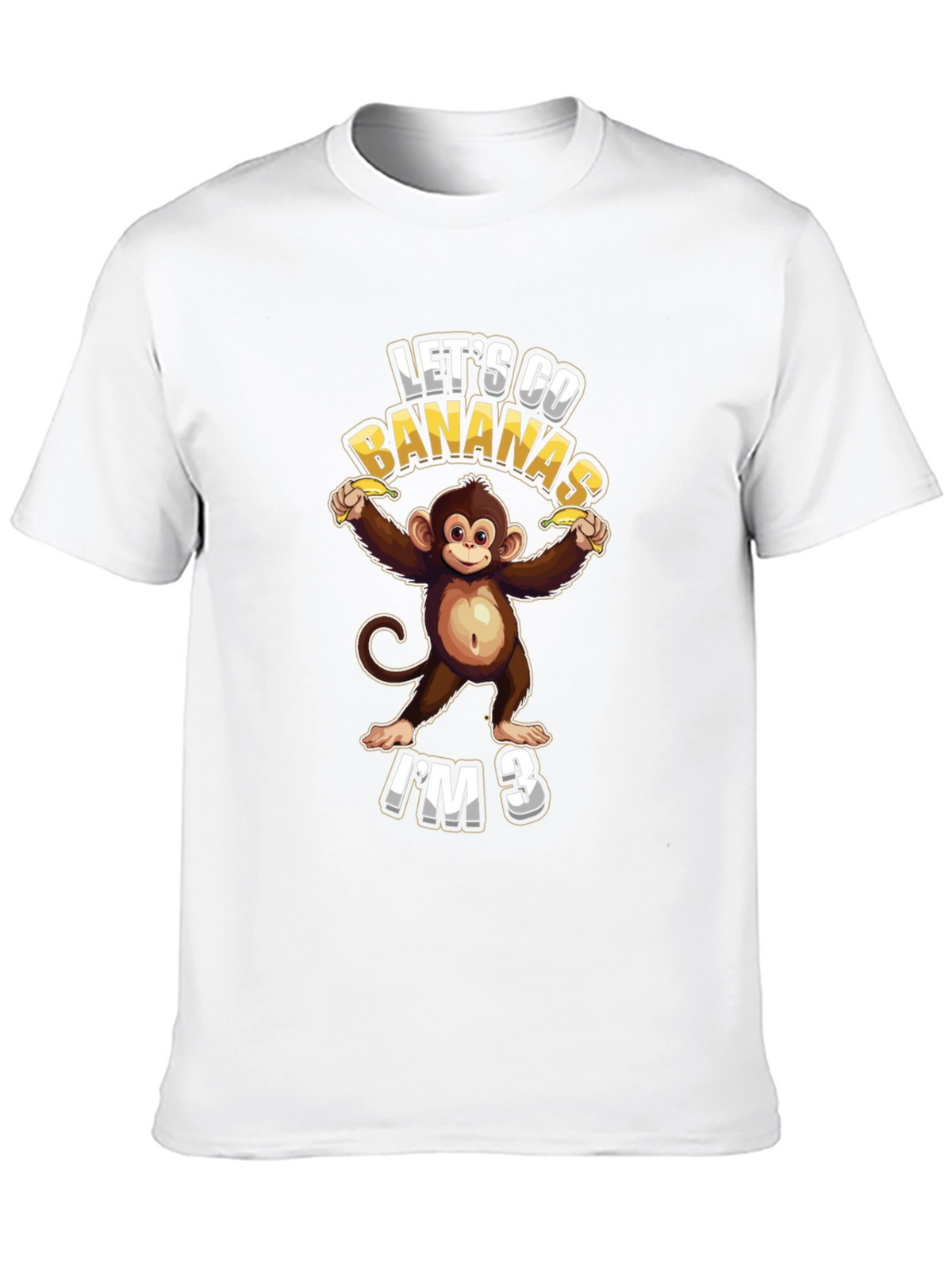 Lets Go Bananas Im 3 T-Shirt