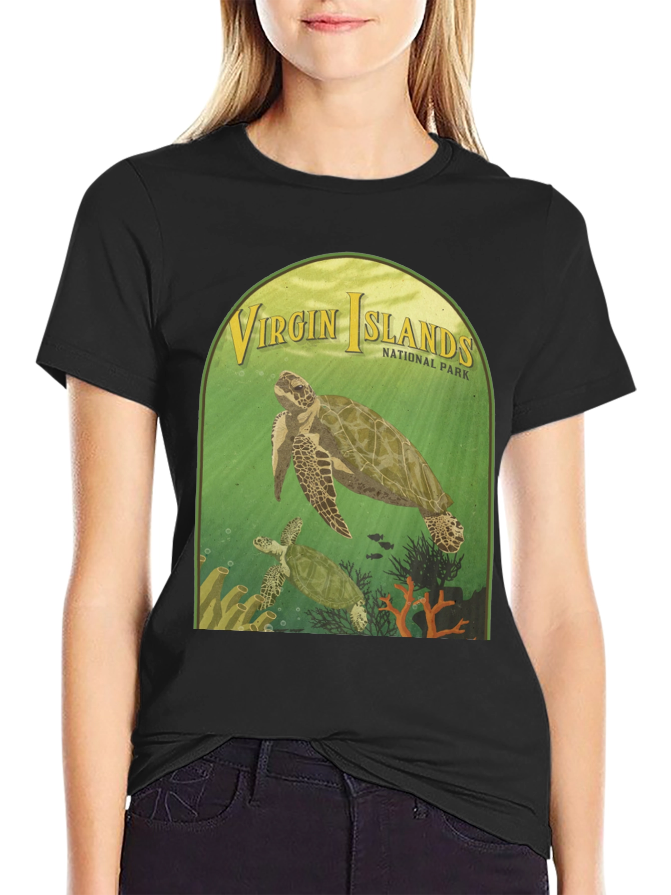 Virgin Islands National Park Turtle T-Shirt