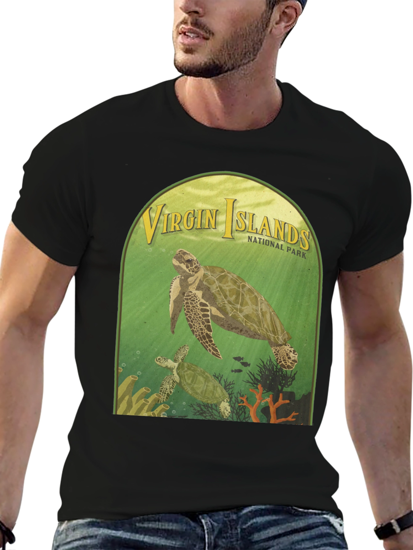 Virgin Islands National Park Turtle T-Shirt