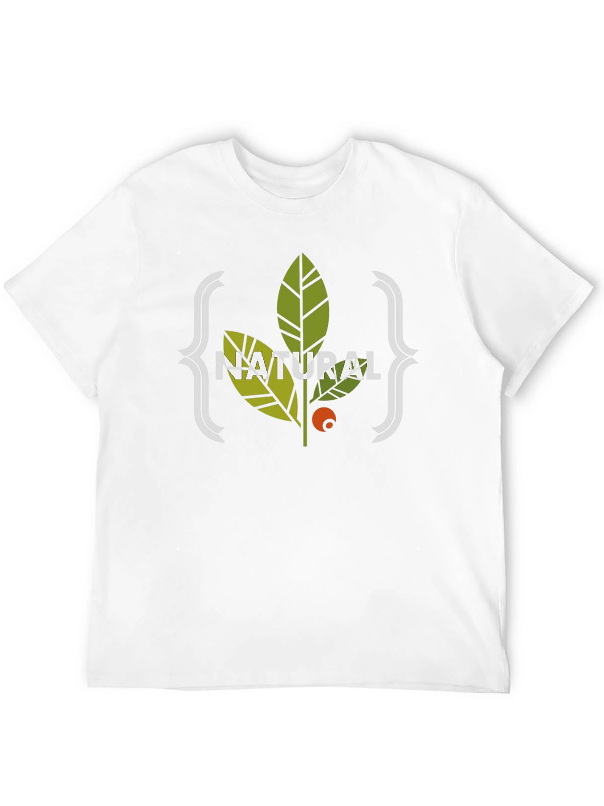 Natural Graphic Tee - Stylish Eco-Friendly Design
