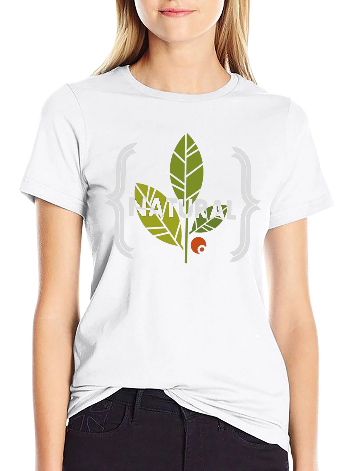 Natural Graphic Tee - Stylish Eco-Friendly Design