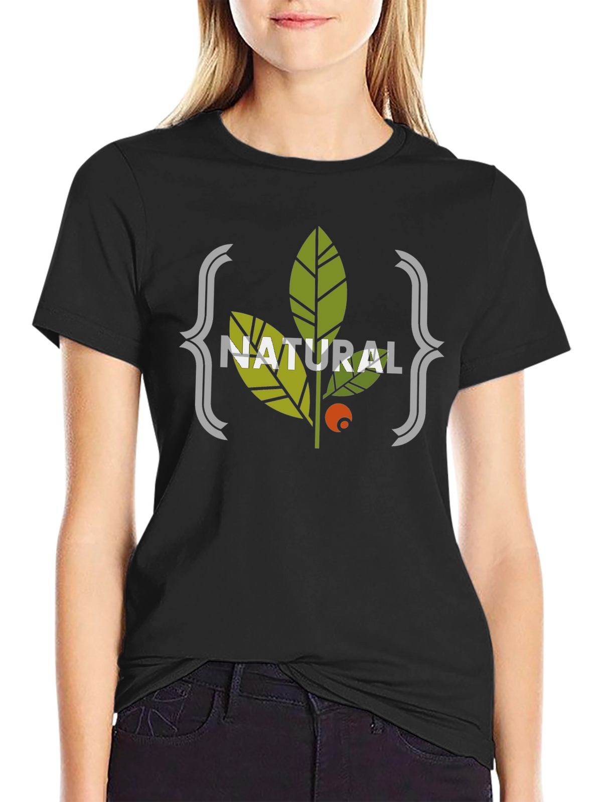 Natural Graphic Tee - Stylish Eco-Friendly Design