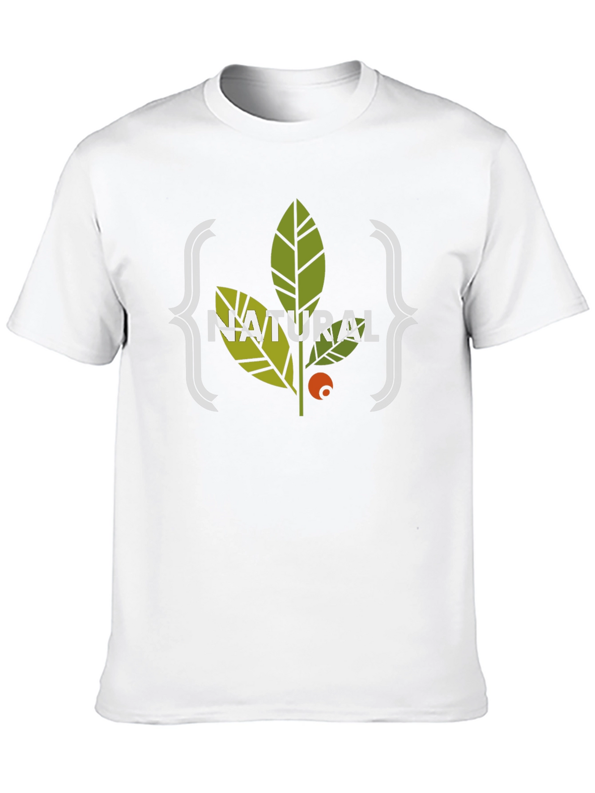 Natural Graphic Tee - Stylish Eco-Friendly Design