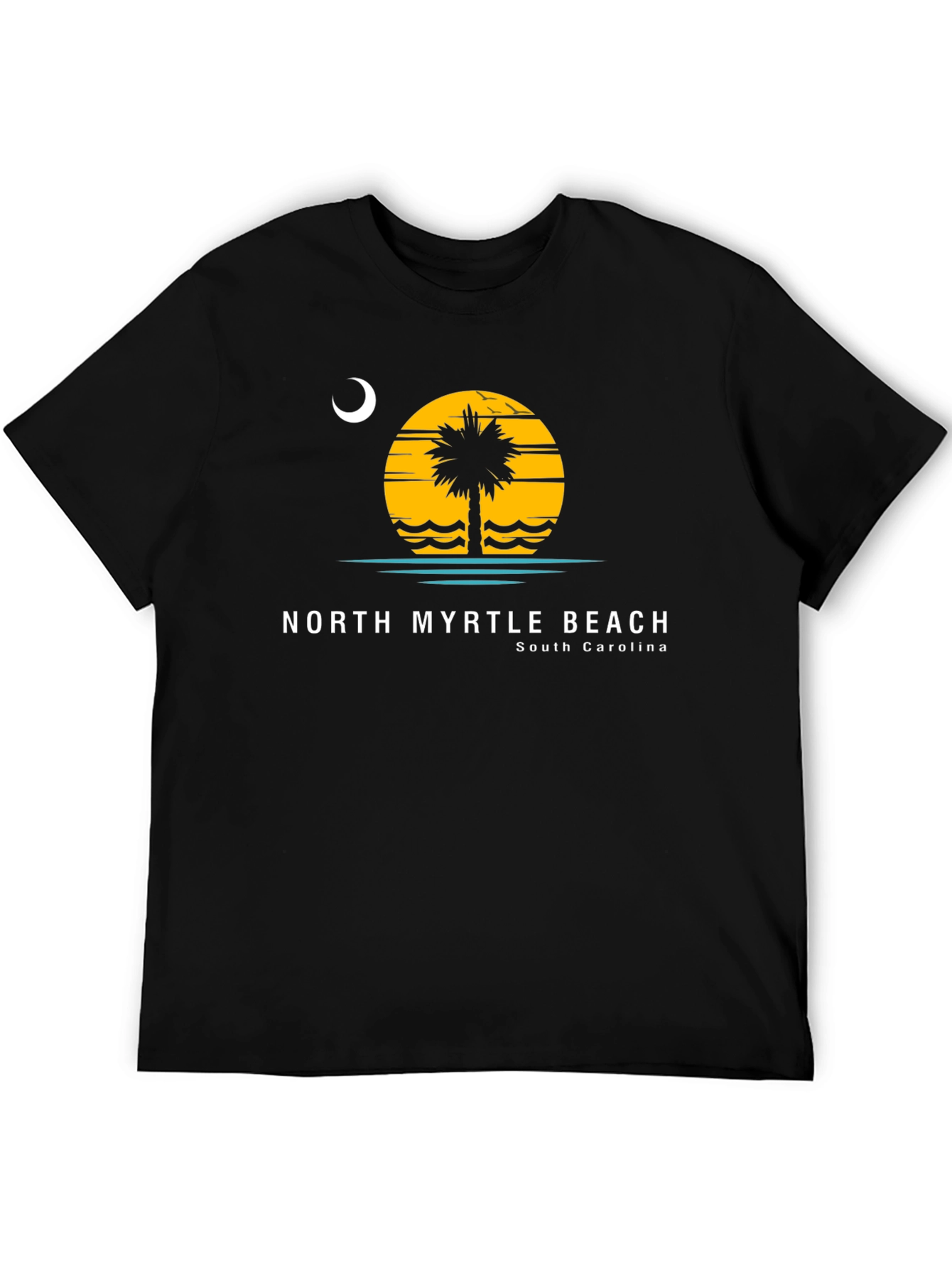 North Myrtle Beach Palm Tree Graphic T-Shirt