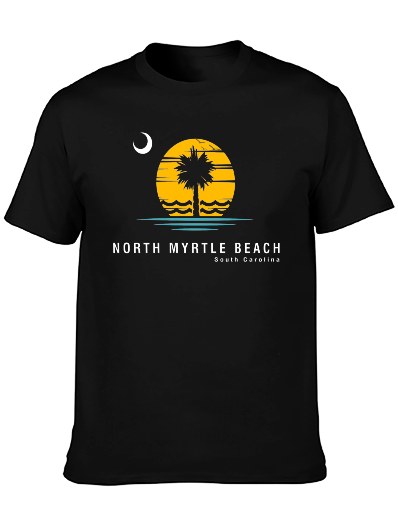 North Myrtle Beach Palm Tree Graphic T-Shirt