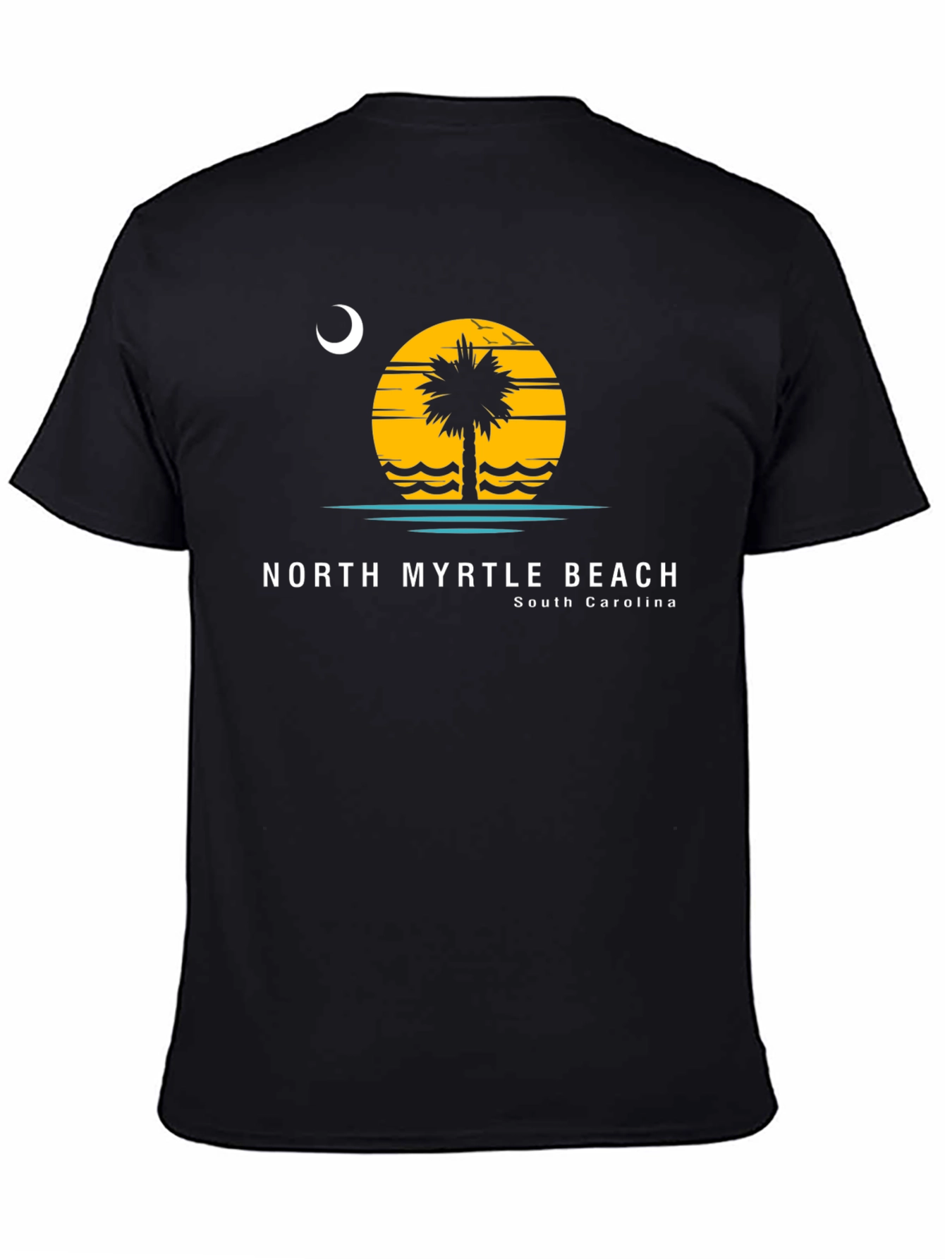 North Myrtle Beach Palm Tree Graphic T-Shirt