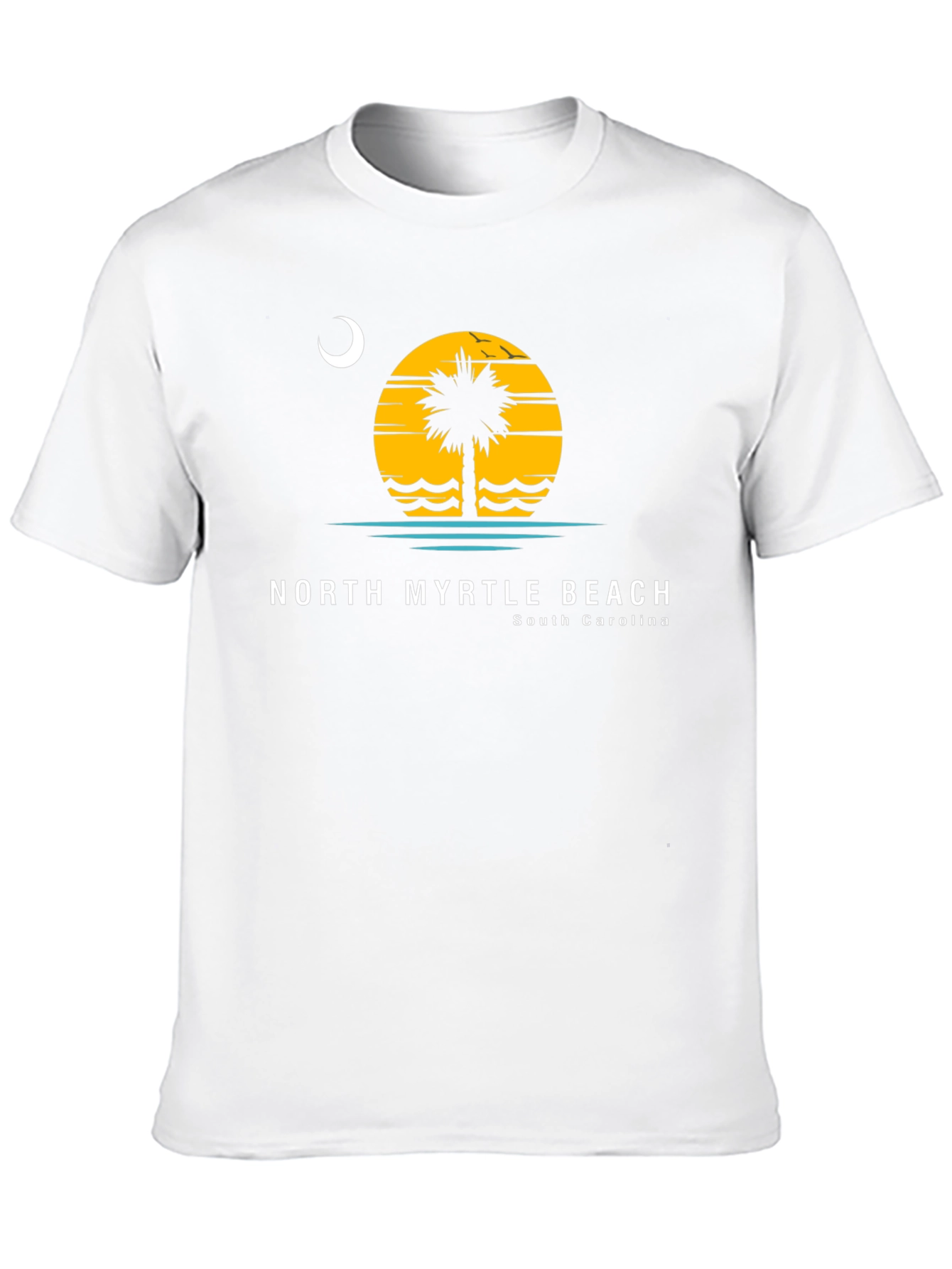 North Myrtle Beach Palm Tree Graphic T-Shirt